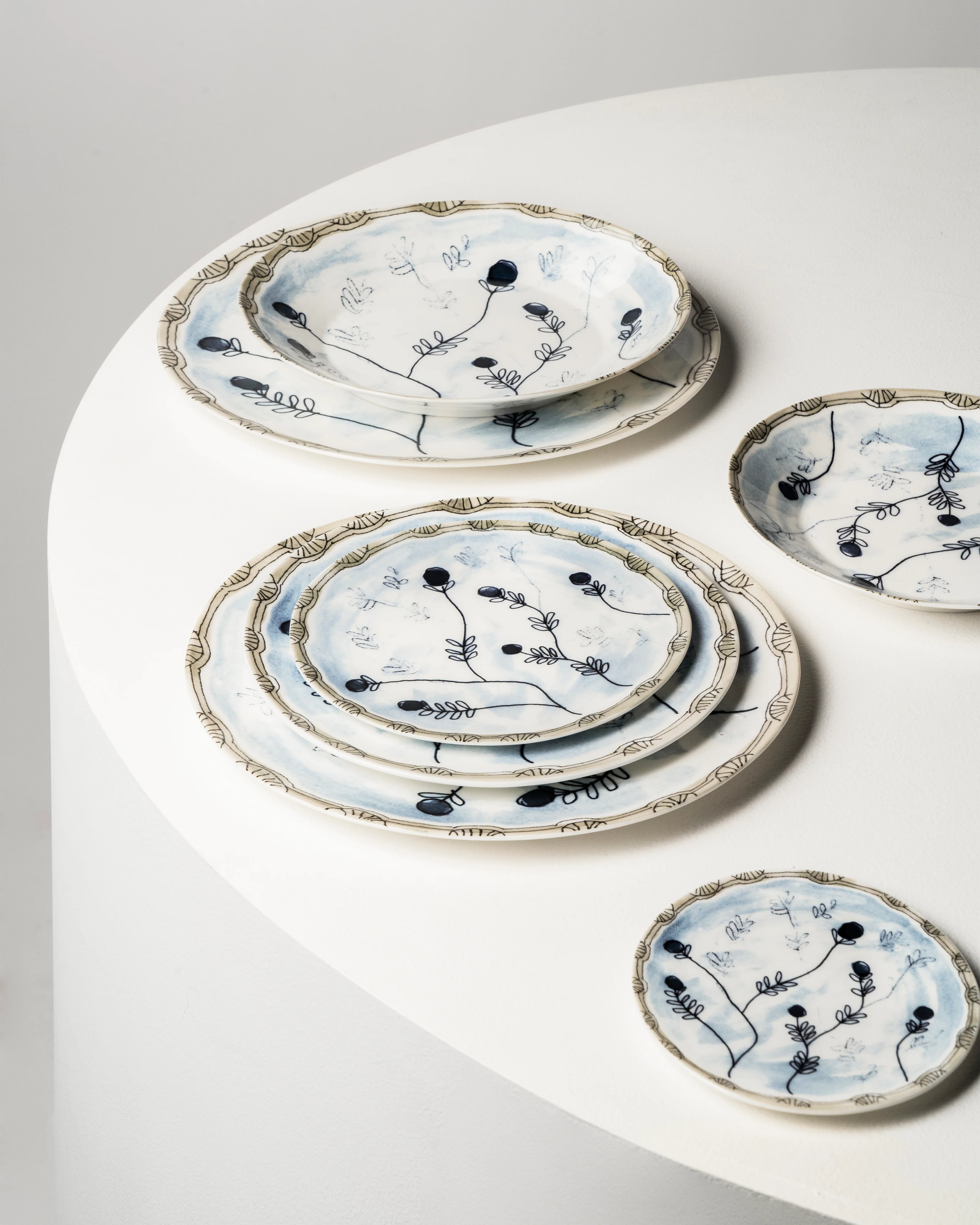 Starter plate Mirtillo tea Midnight Flowers - Image 3