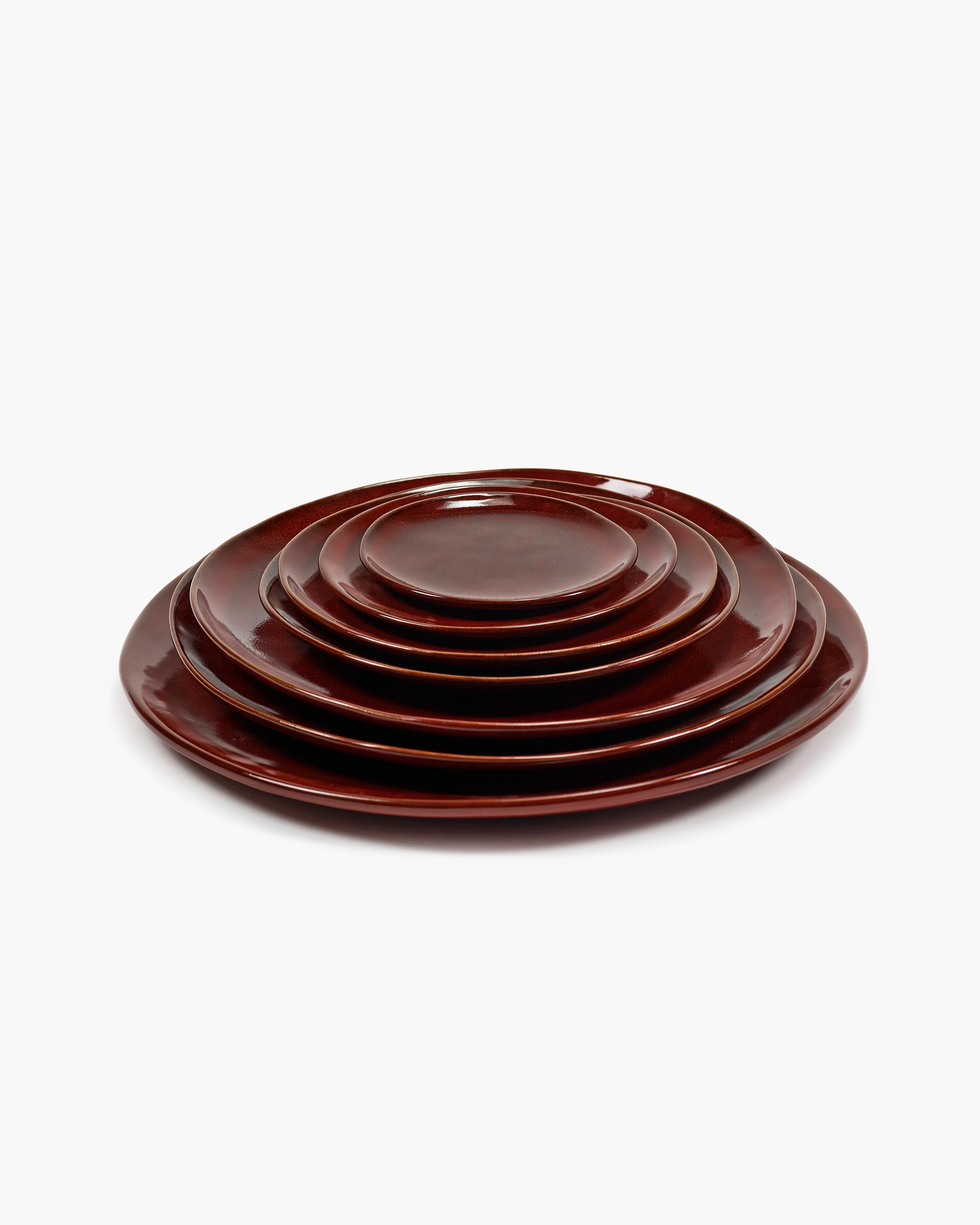 Breakfast plate L venetian red La Mère - Image 4