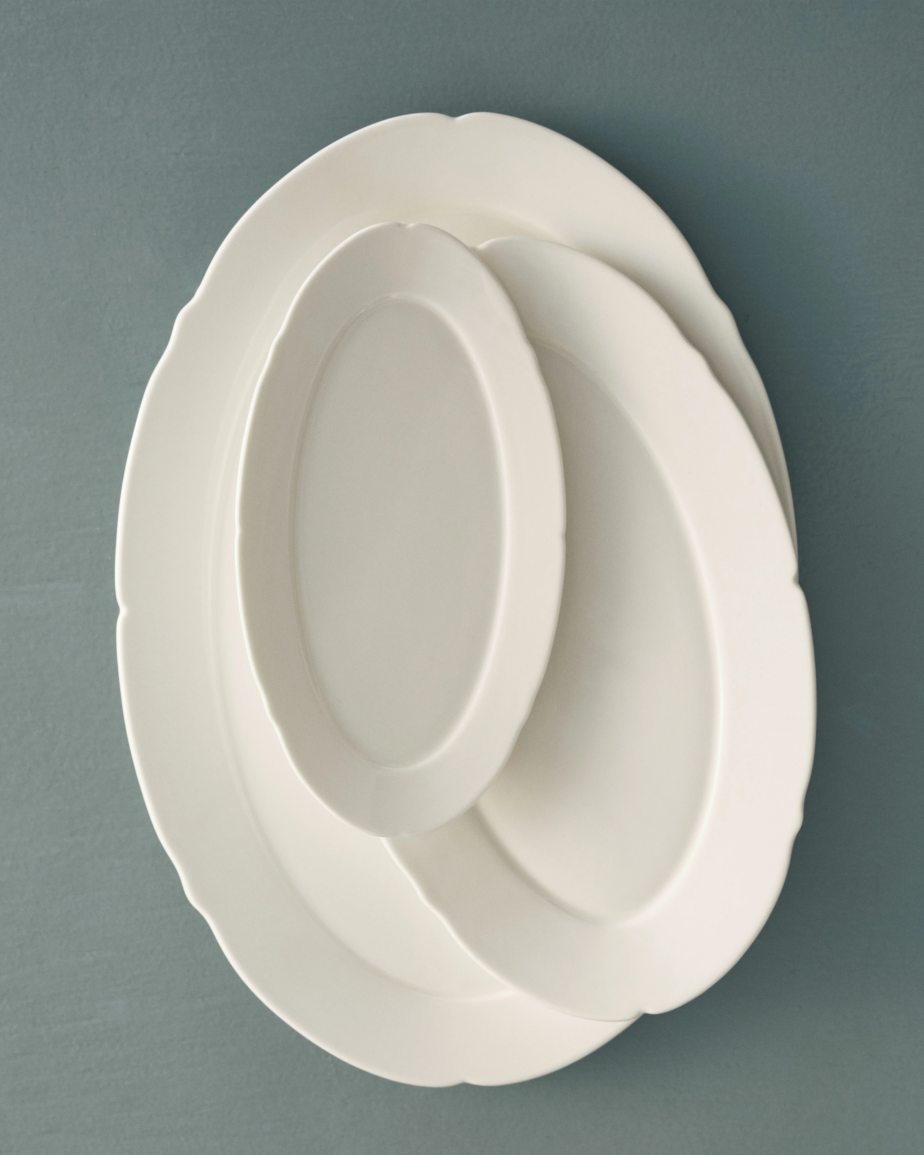 Plate oval M white Silhouette - Image 3
