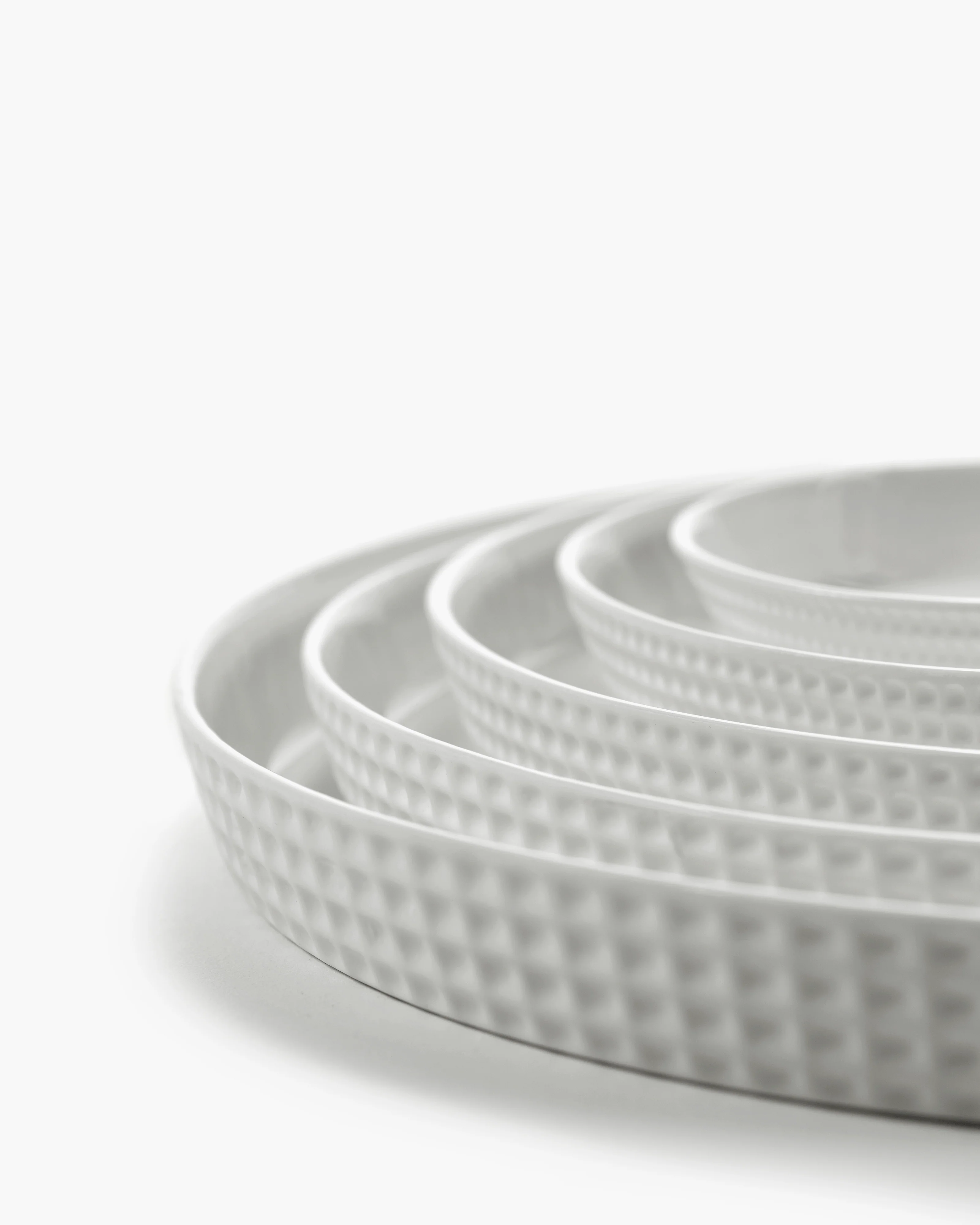 Bread plate raised edge white Nido - Image 5
