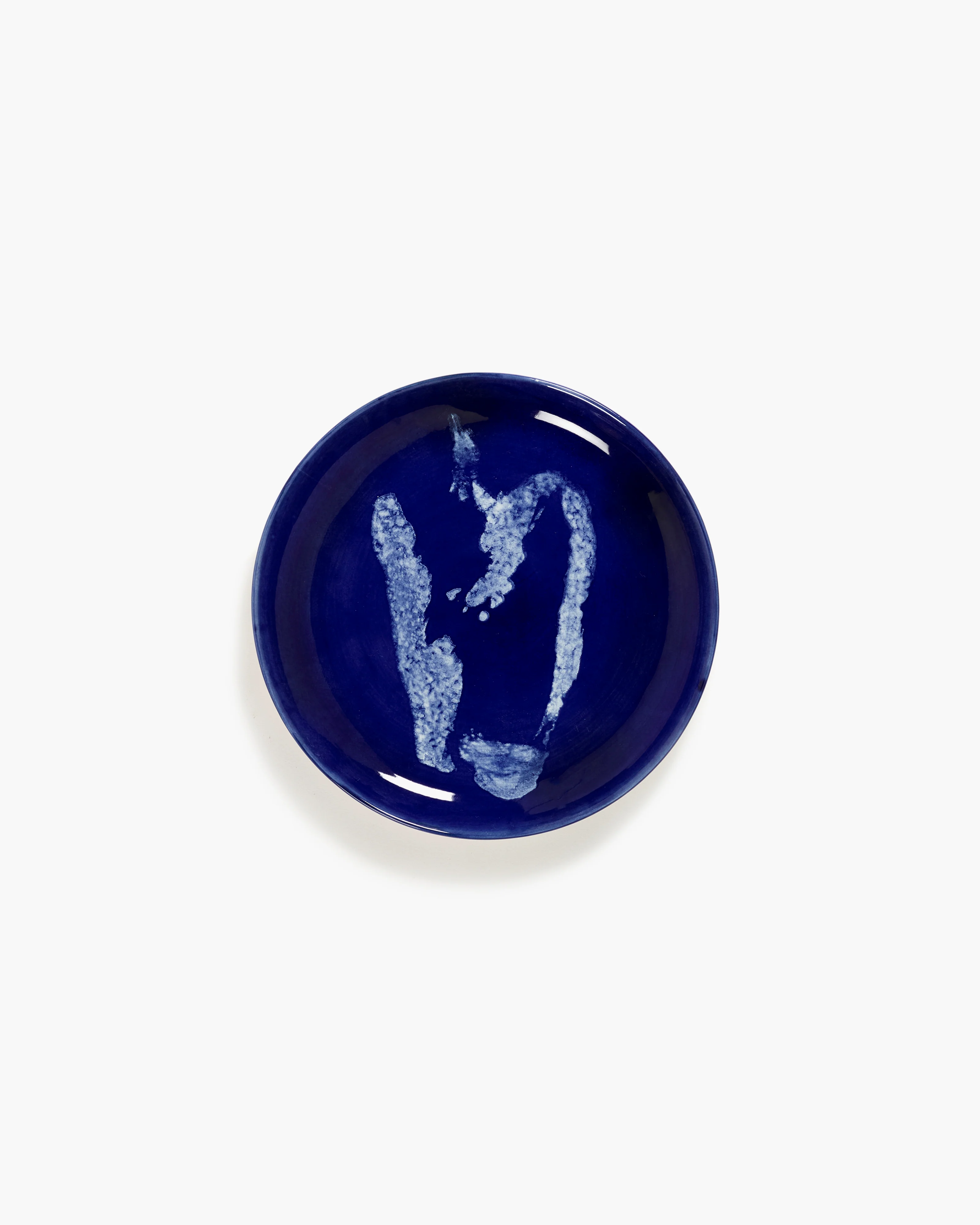 Breakfast plate darkblue - white pepper Feast
