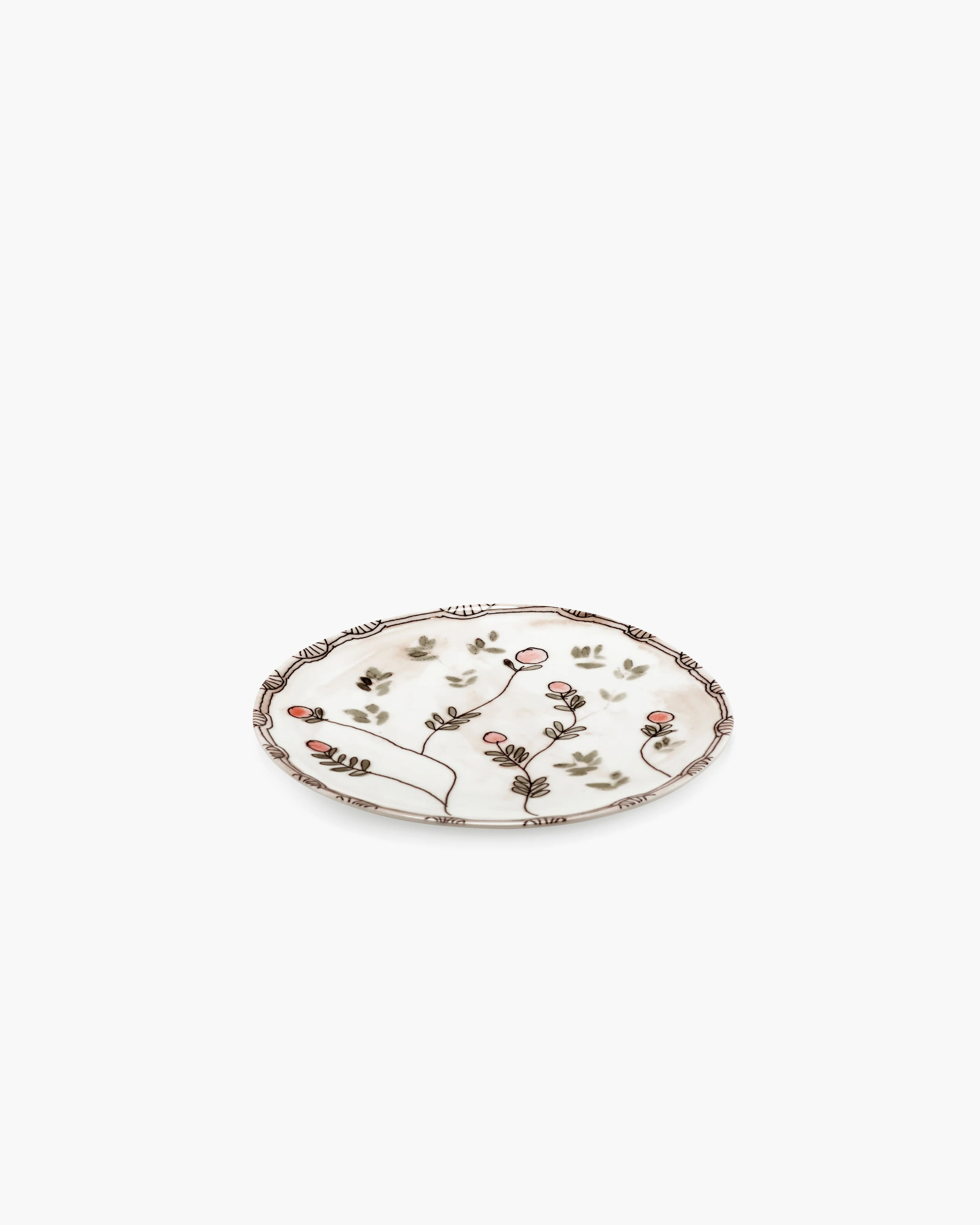 Breakfast plate Mirtillo nude Midnight Flowers