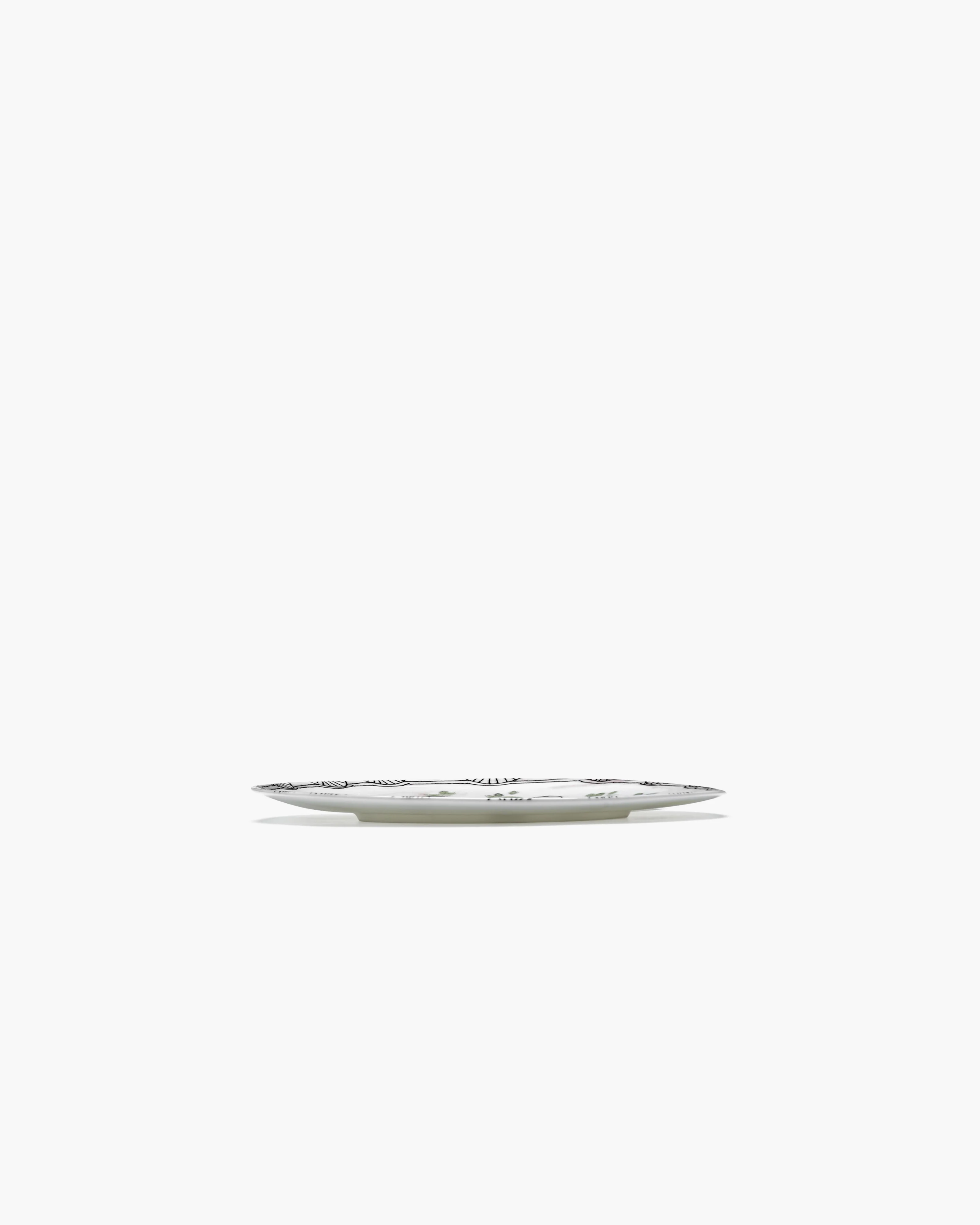 Breakfast plate Mirtillo nude Midnight Flowers - Image 4