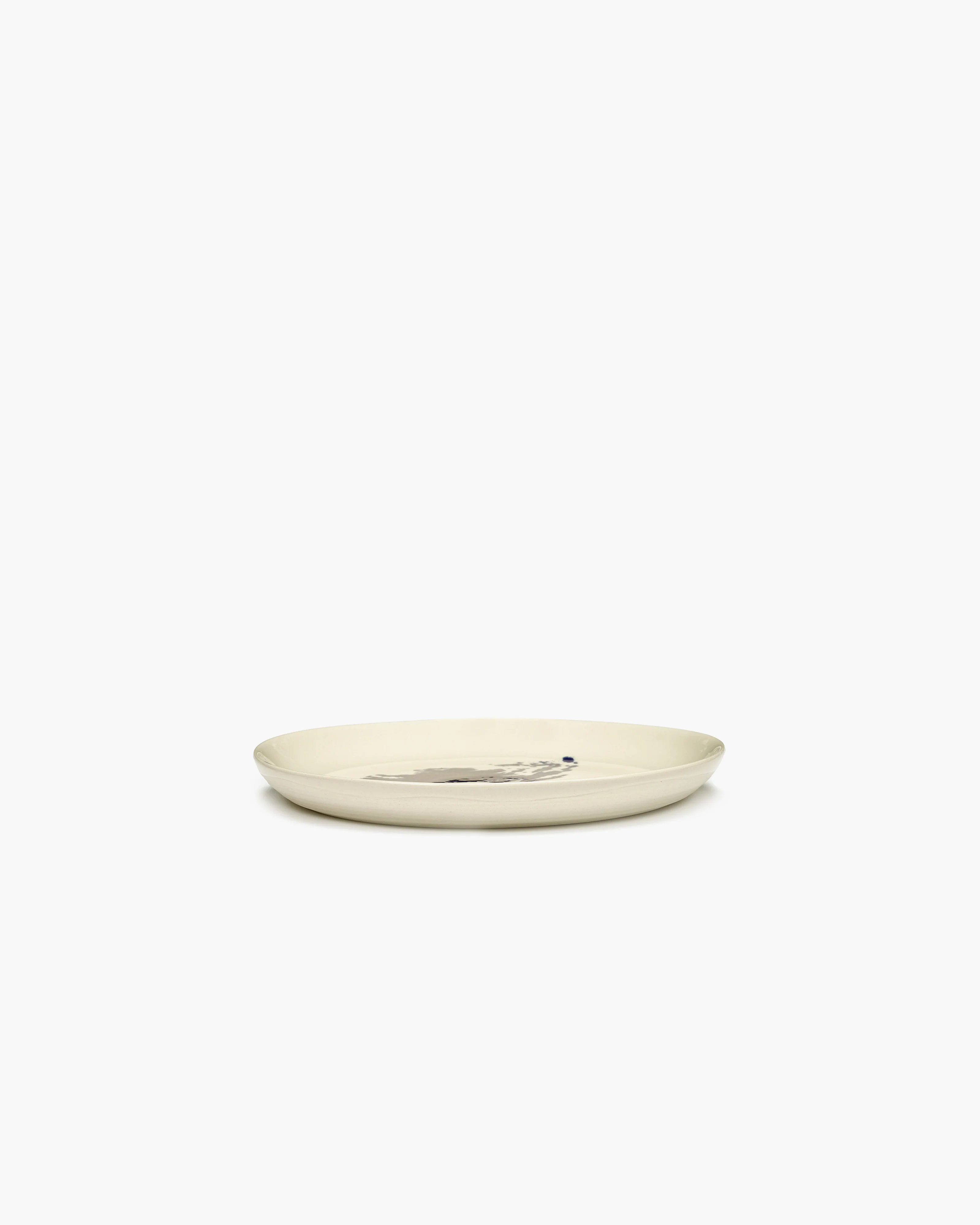 Breakfast plate off-white - blue artichoke Feast - Image 2