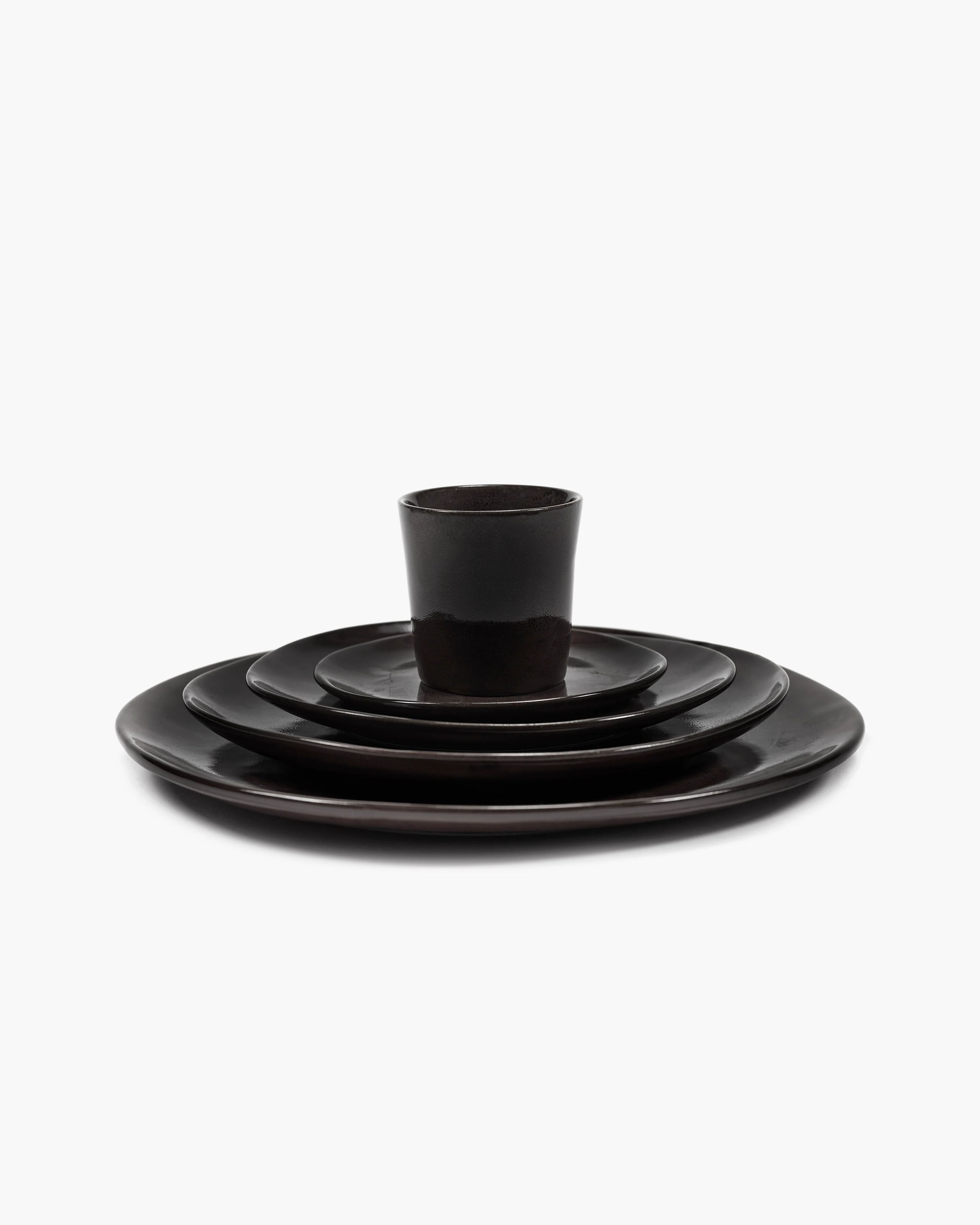 Dinner plate ebony La Mère - Image 4