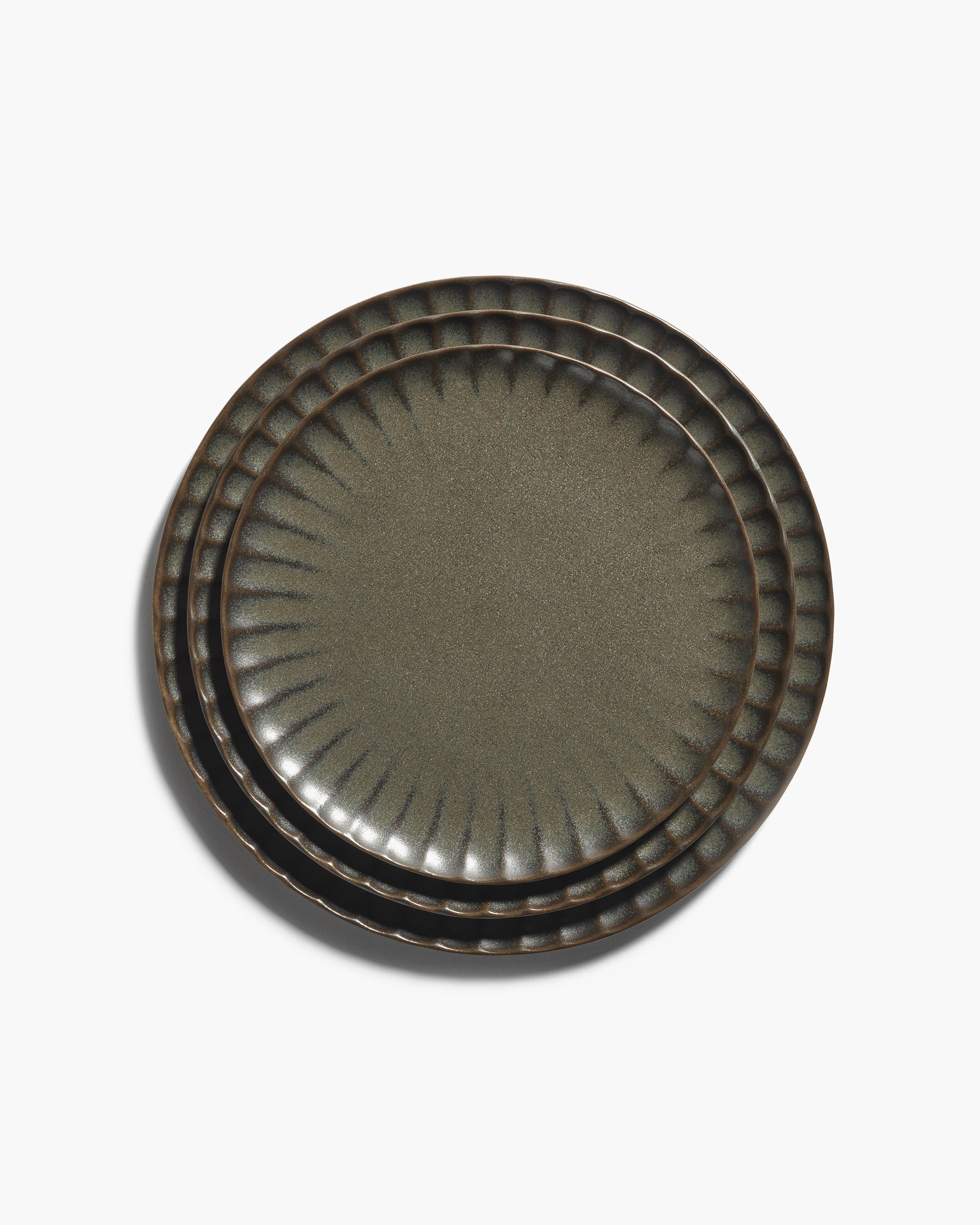 Dinner plate green Inku - Image 5