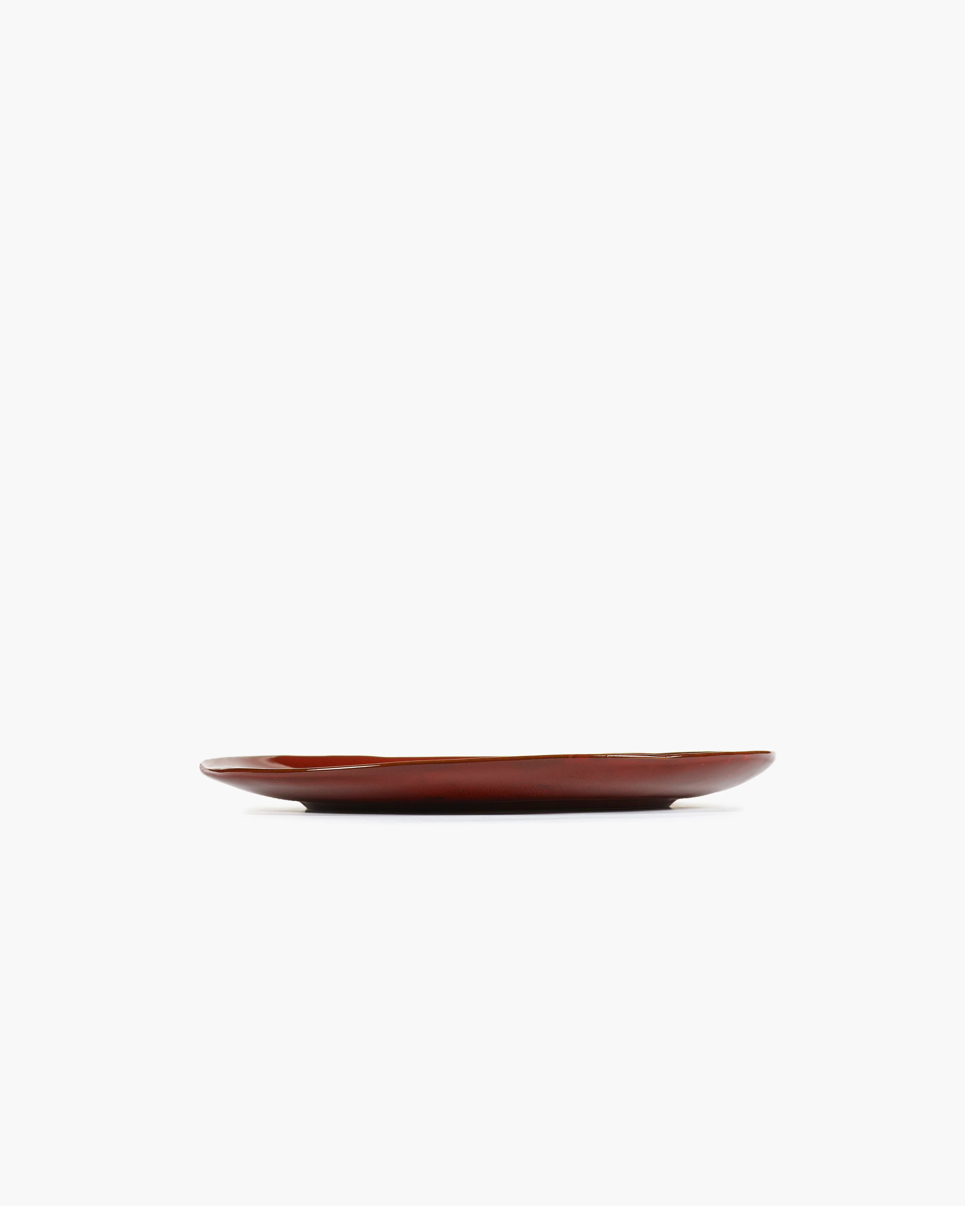 Dinner plate venetian red La Mère - Image 2