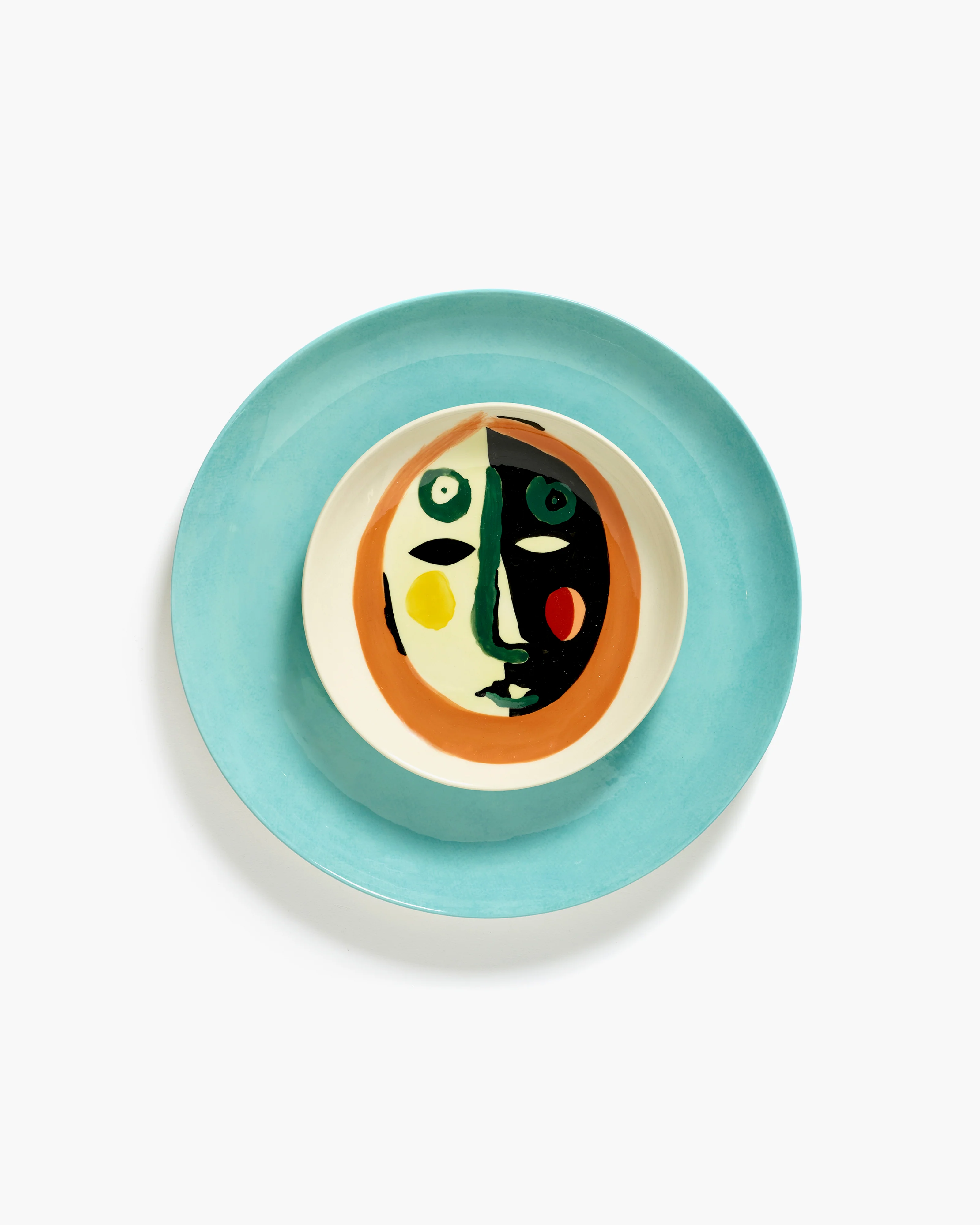 Dessert plate with face 1 Feast - Image 3