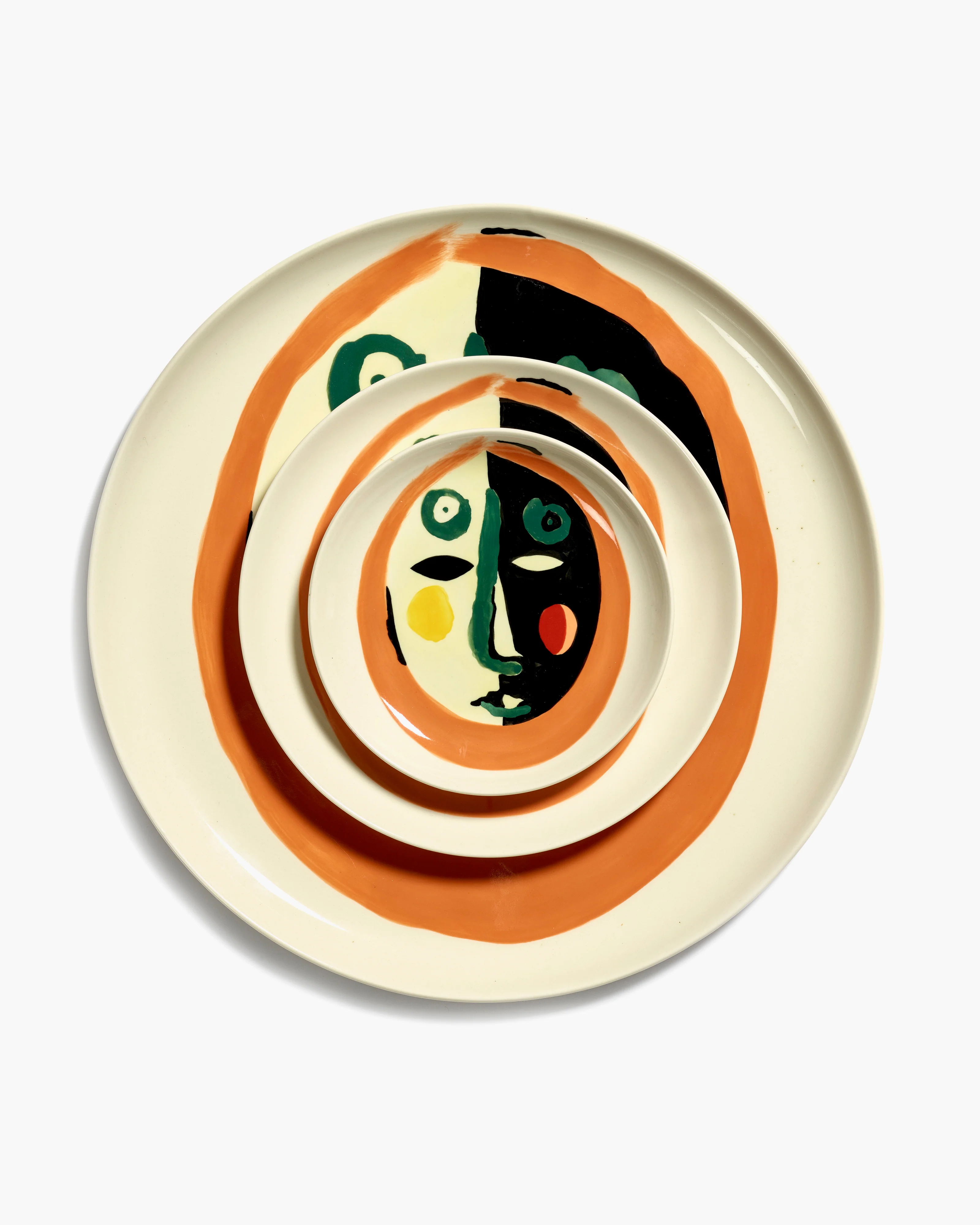 Dessert plate with face 1 Feast - Image 4
