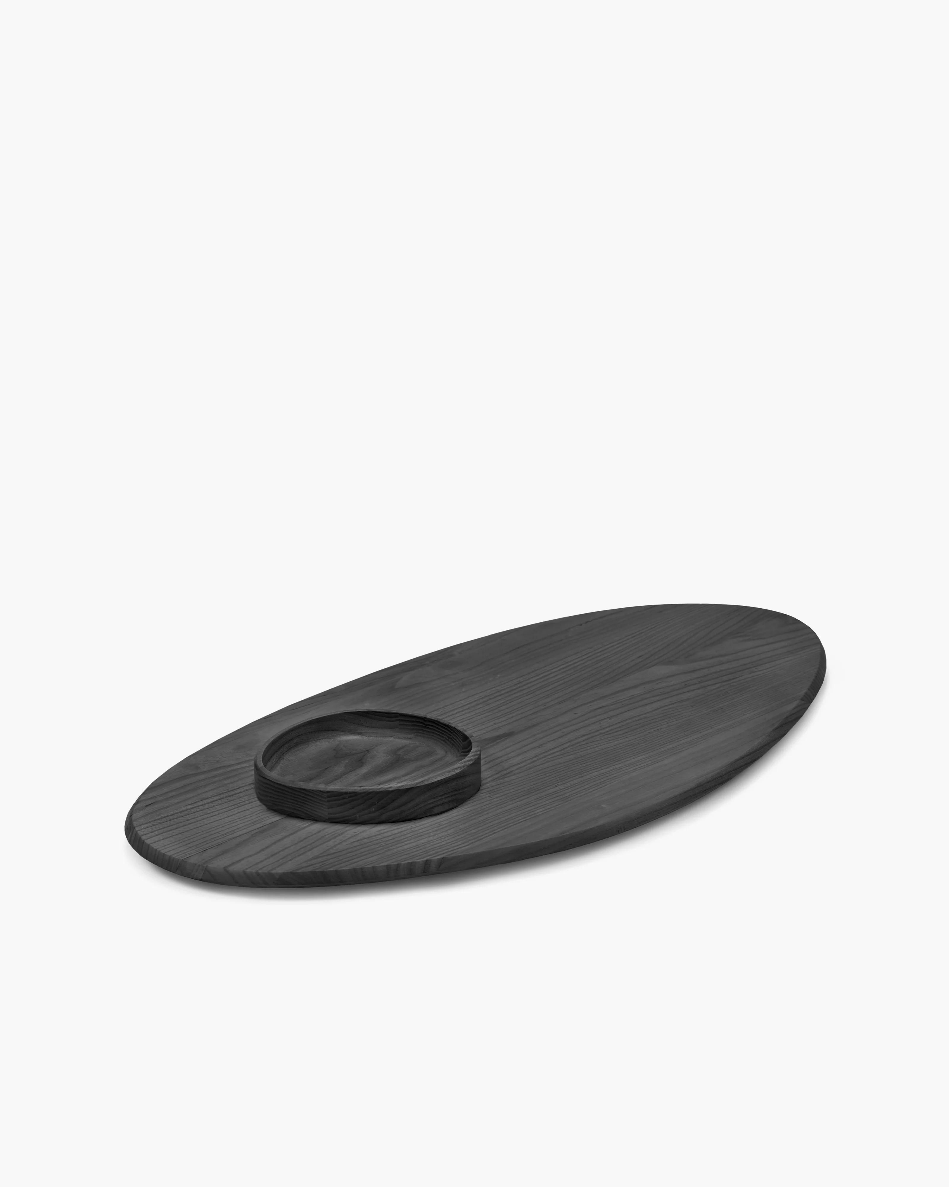 Platter + bowl 02 black Dune - Image 2