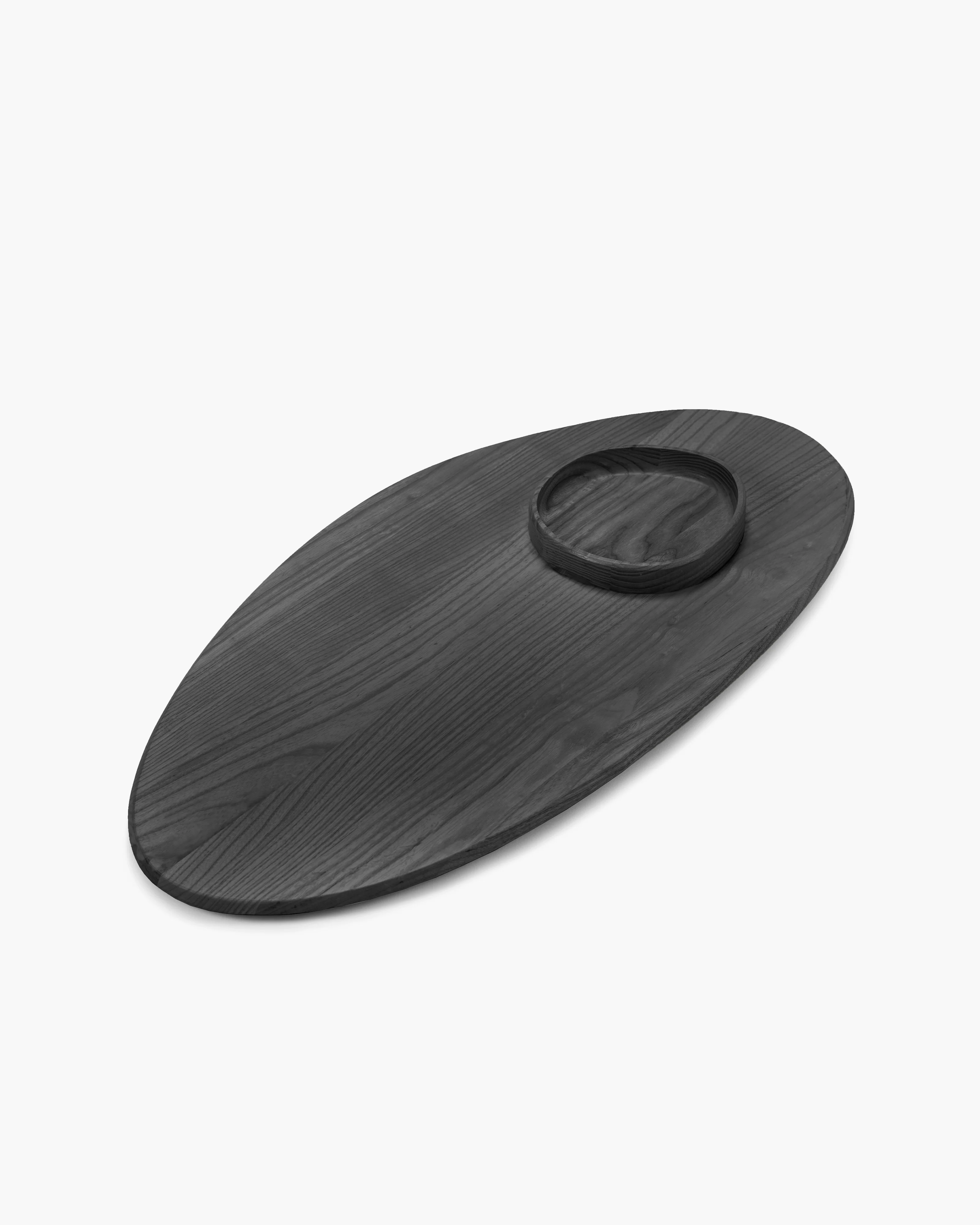 Platter + bowl 02 black Dune - Image 3