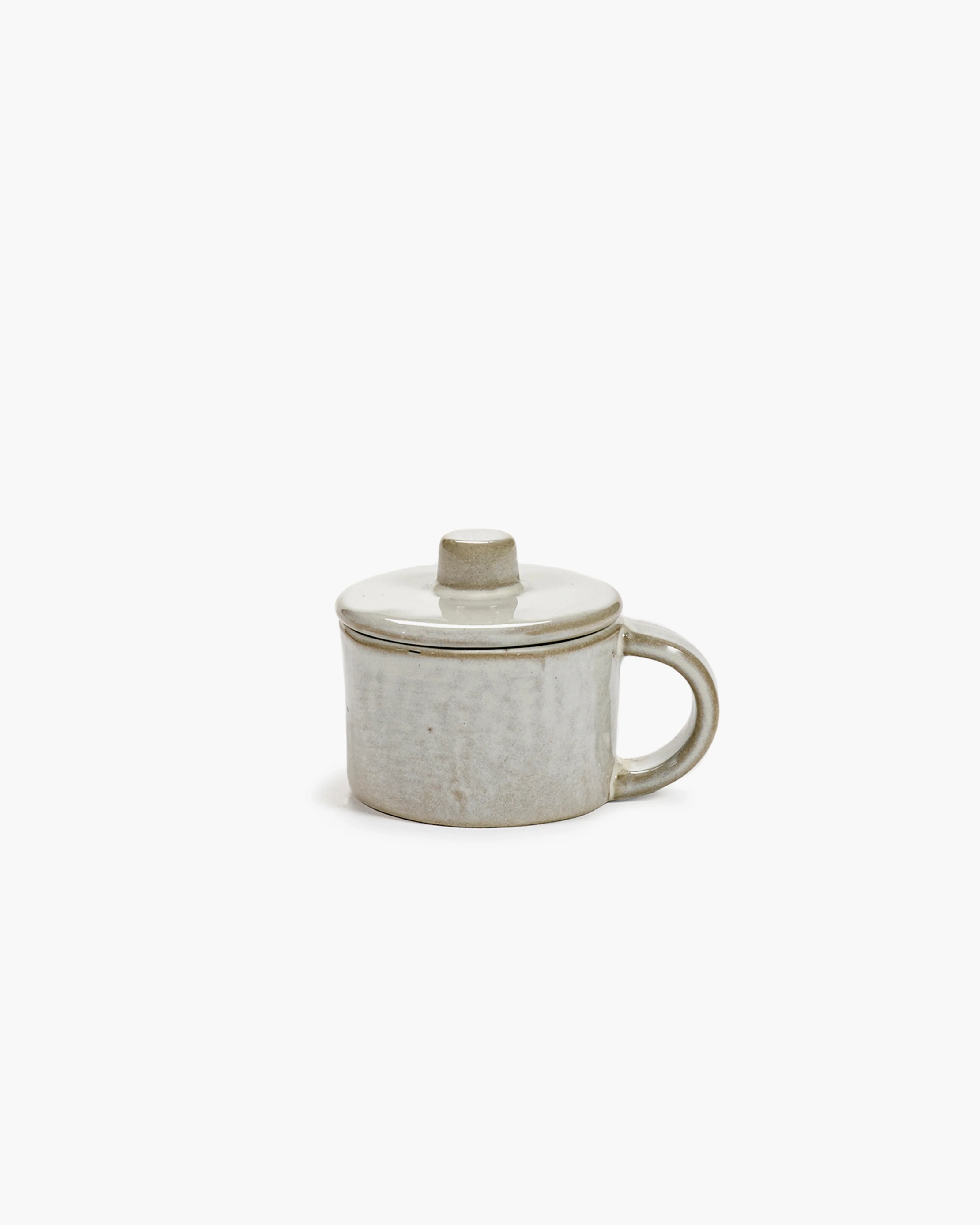 Ristretto cup with lid off-white La Mère
