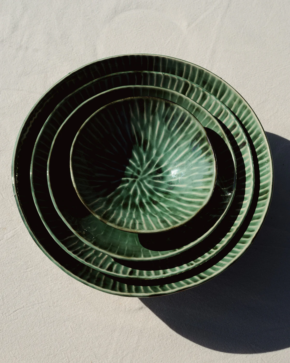 Salad bowl green Verde Lanza - Image 3
