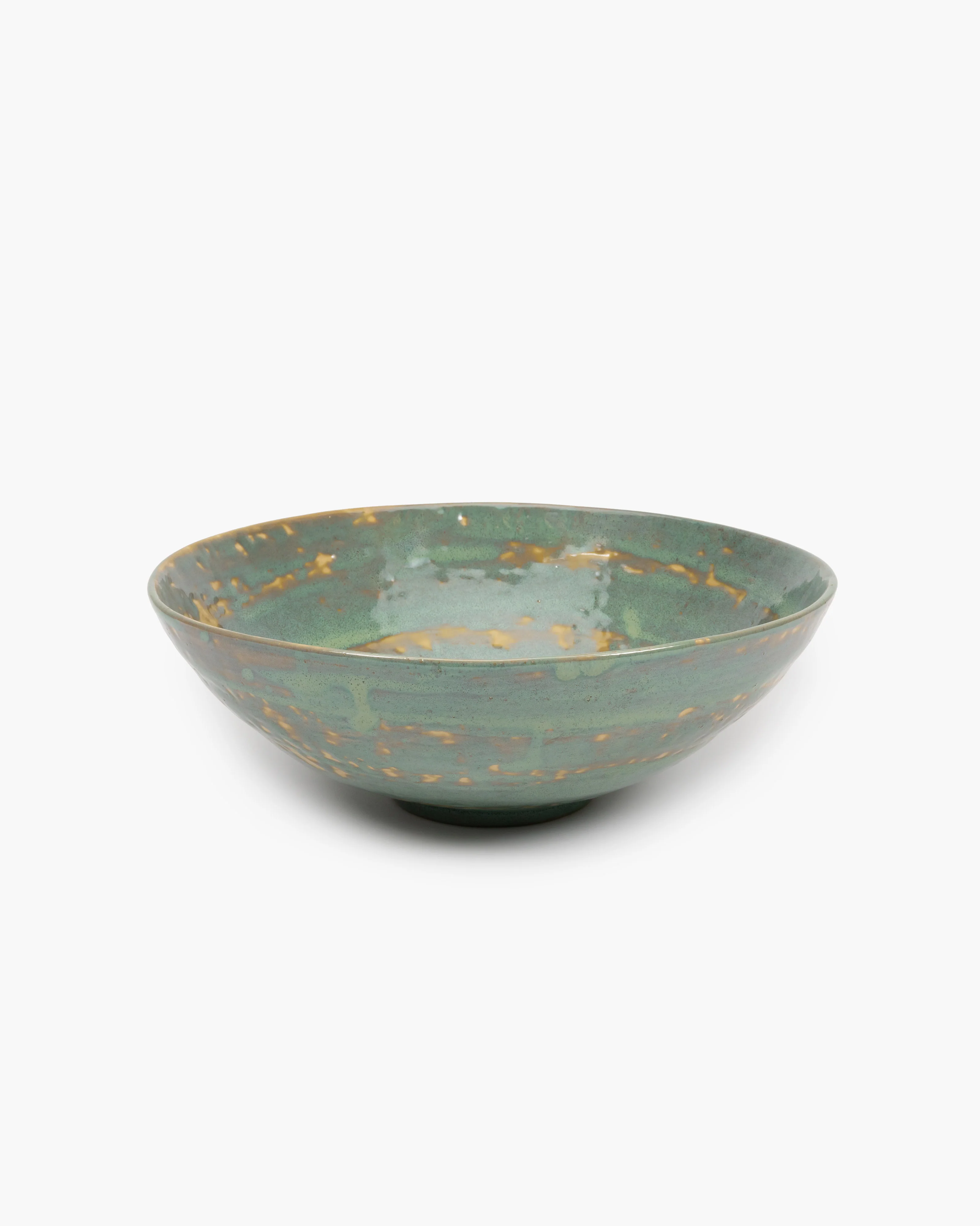 Salad bowl L seagreen Pure