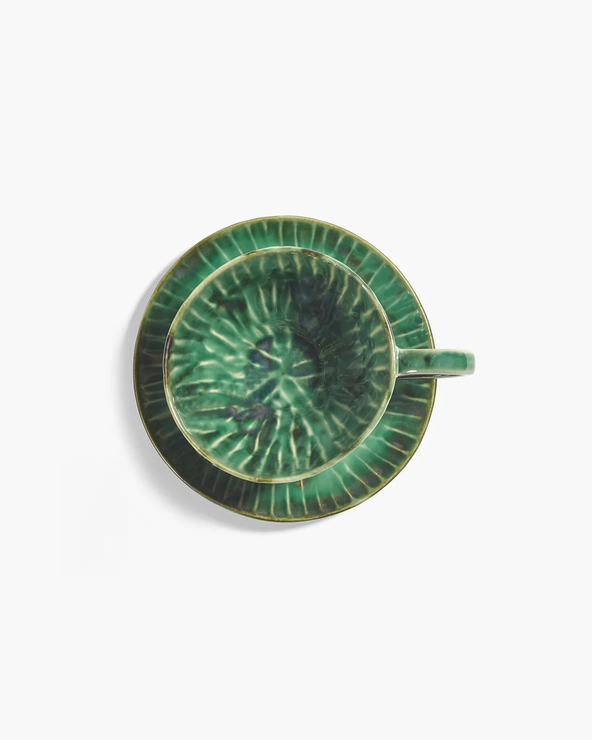 Saucer cappuccino cup green Verde Lanza - Image 6