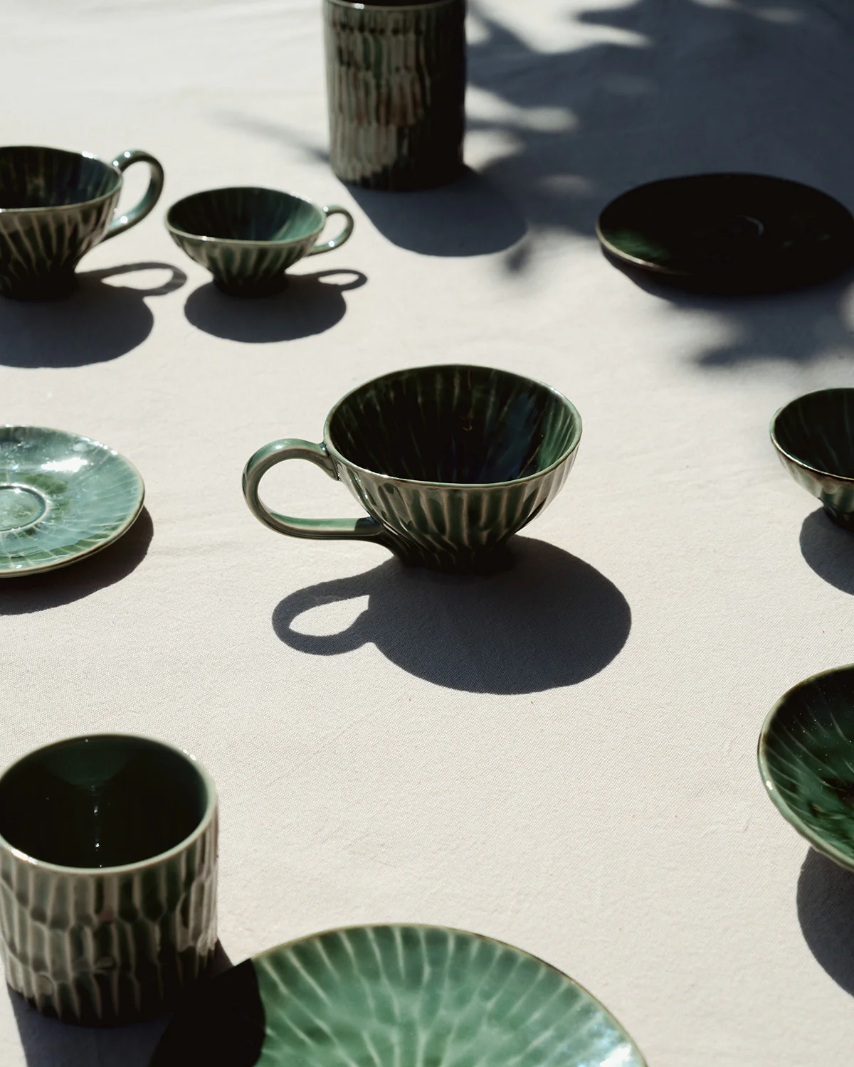 Saucer espresso cup green Verde Lanza - Image 2