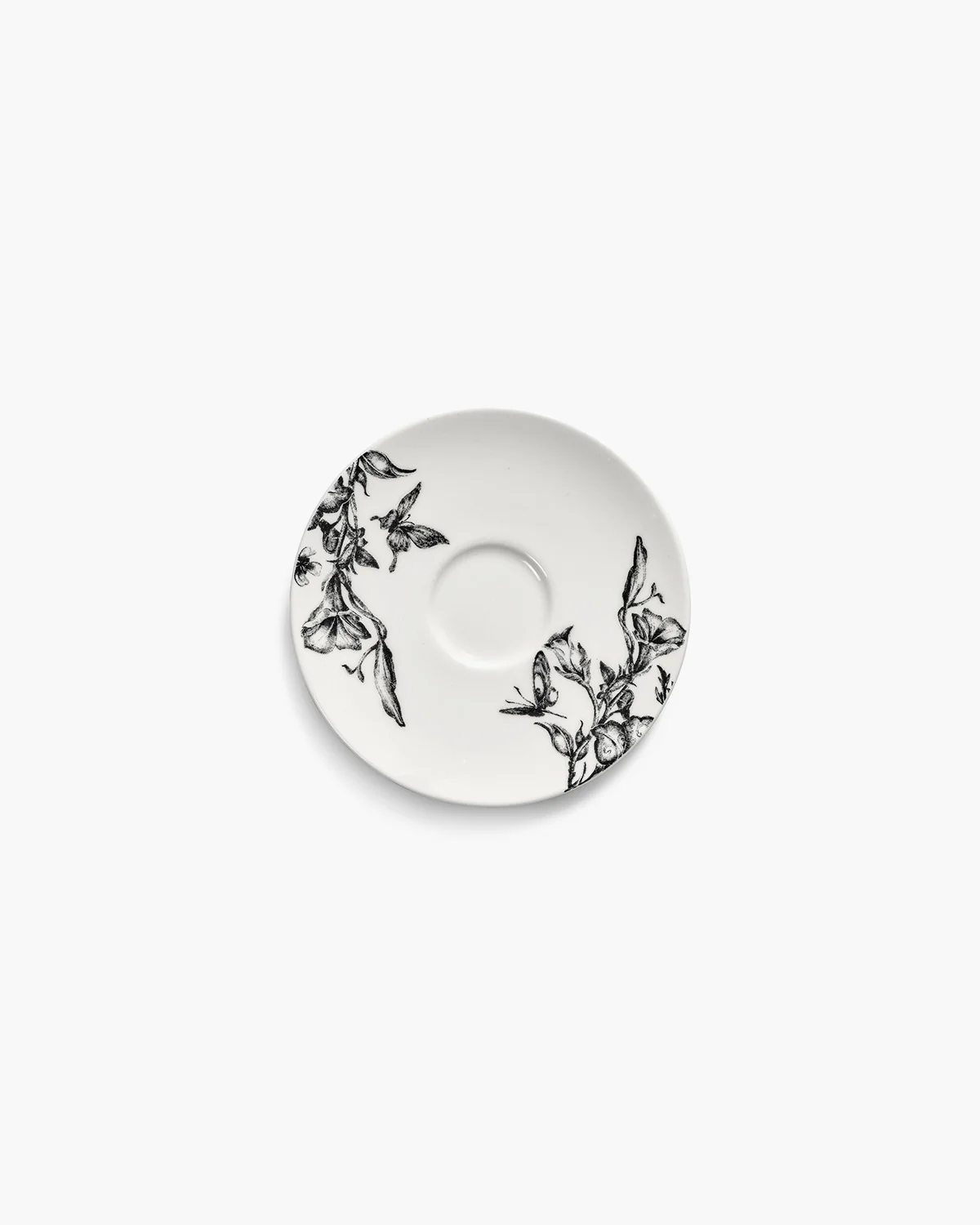 Saucer espresso cup magical blossom white - black Unity - Image 3