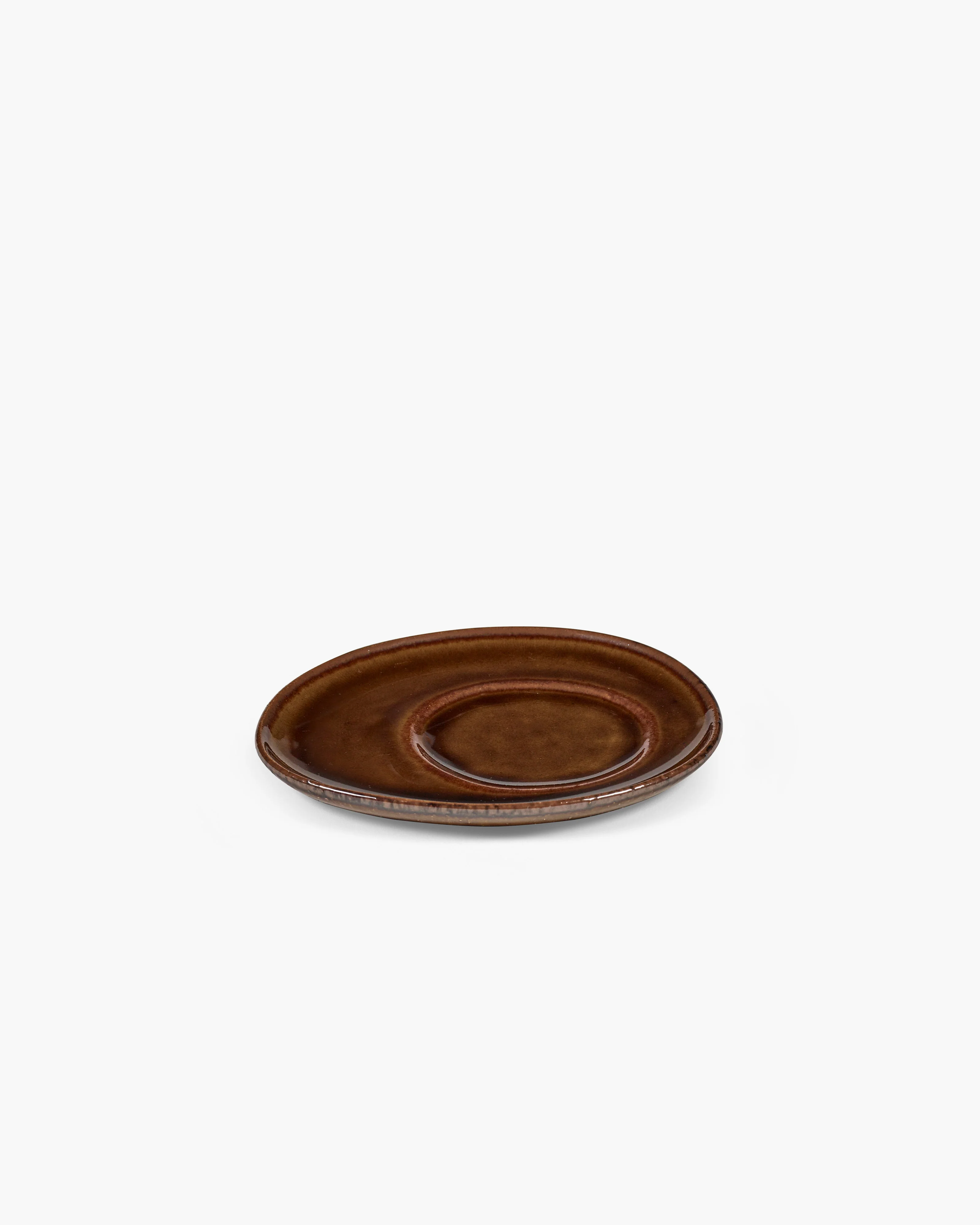 Saucer for espresso cup ocher Out of lines