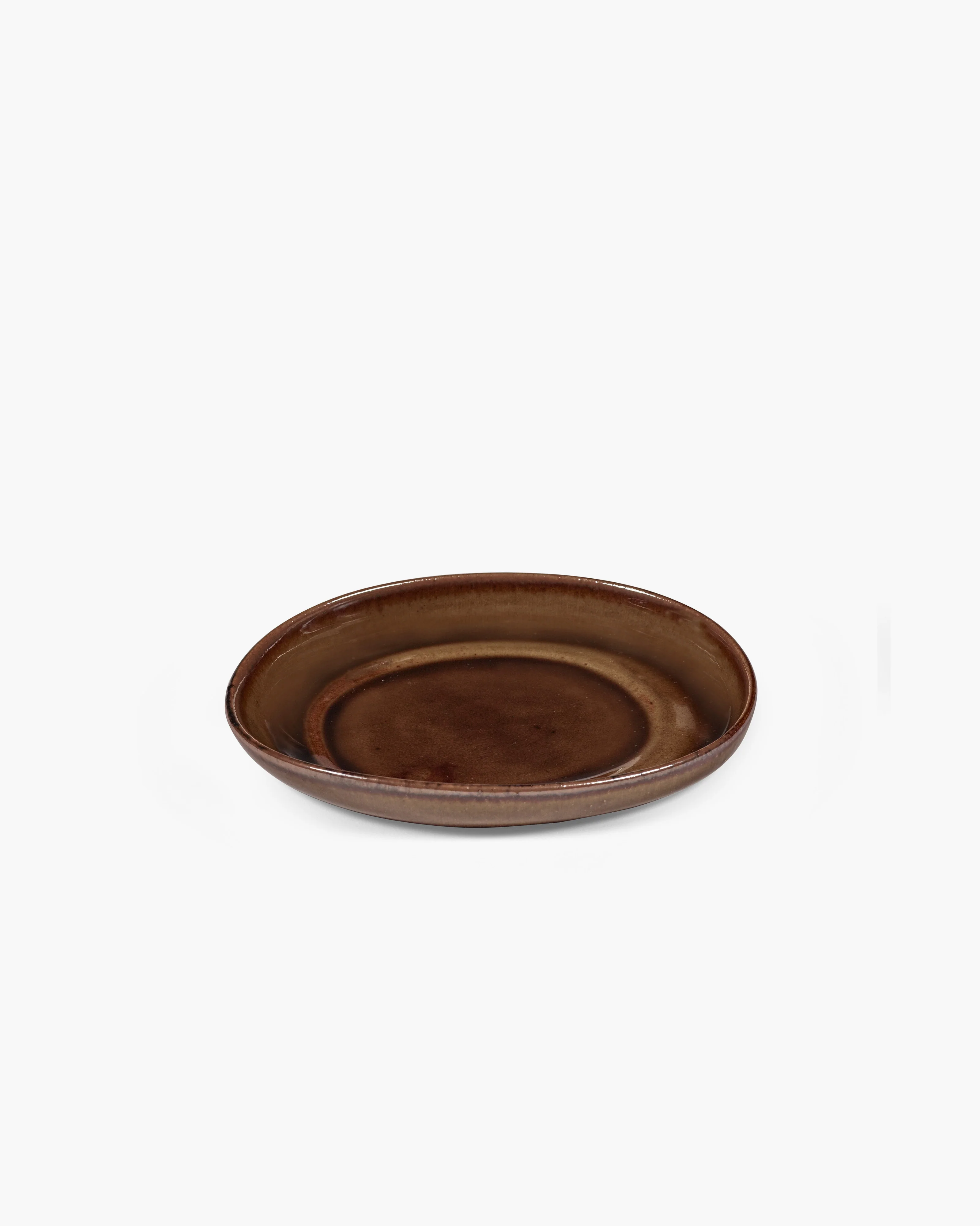 Saucer for mug ocher Out of lines