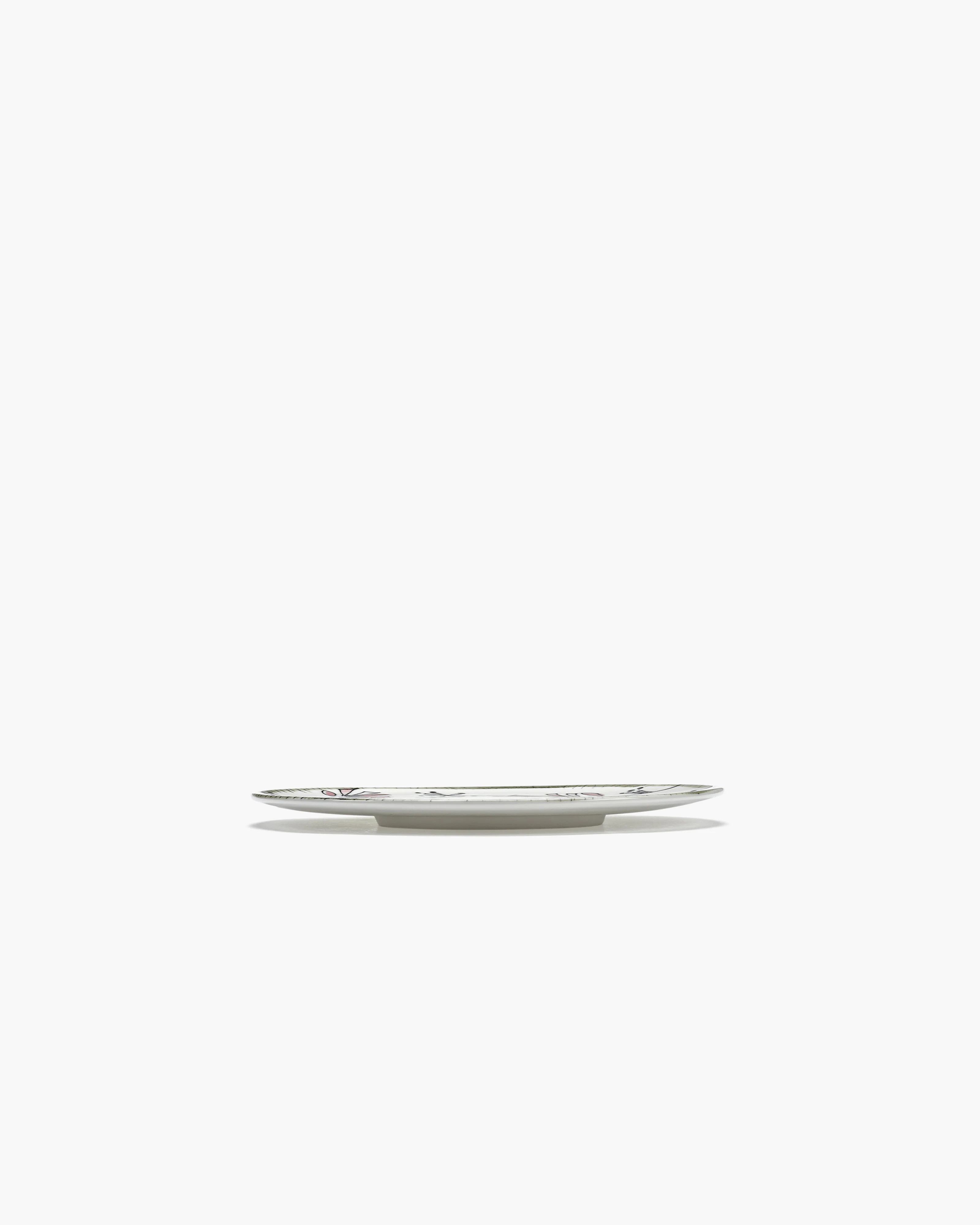 Saucer soup bowl Fiore rosa Midnight Flowers - Image 3