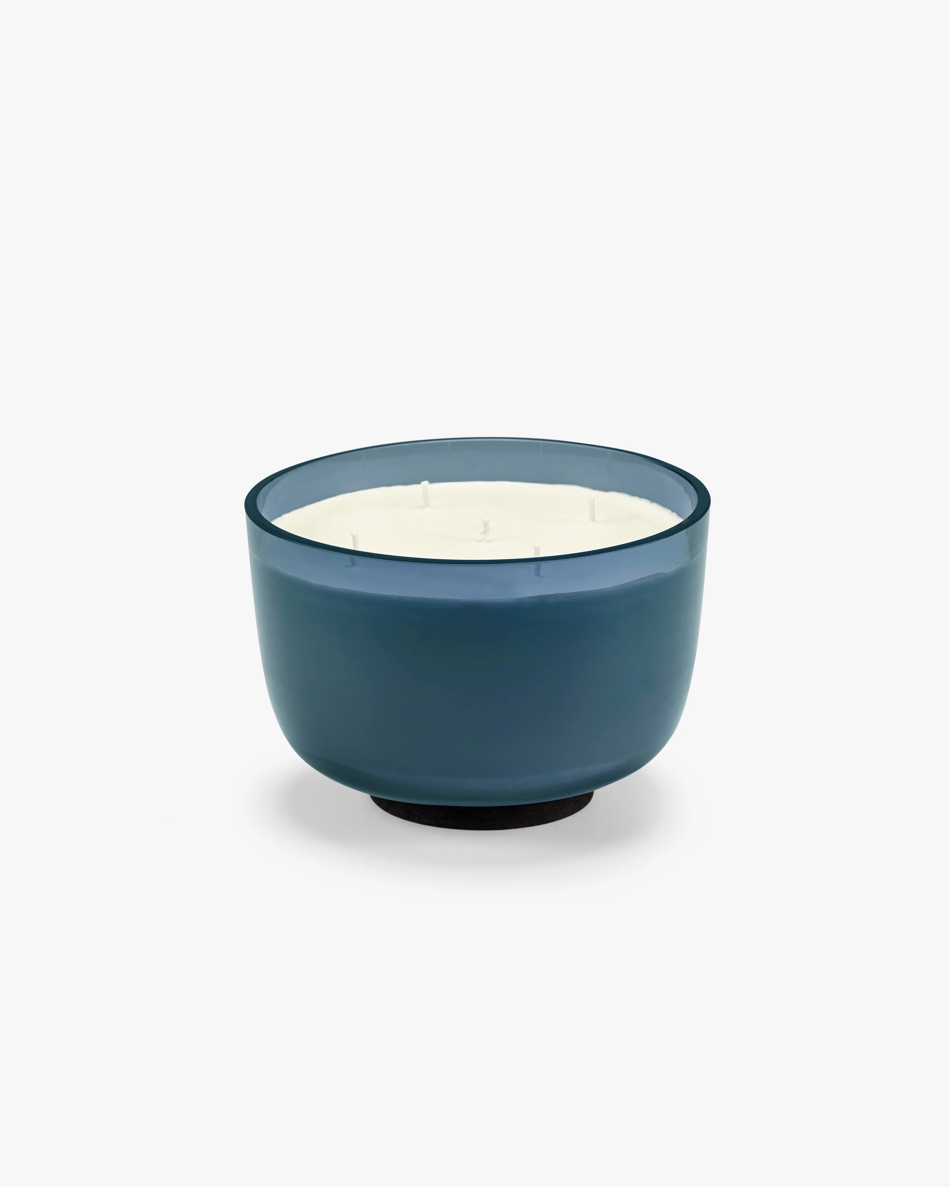 Scented candle L dark blue Panarea