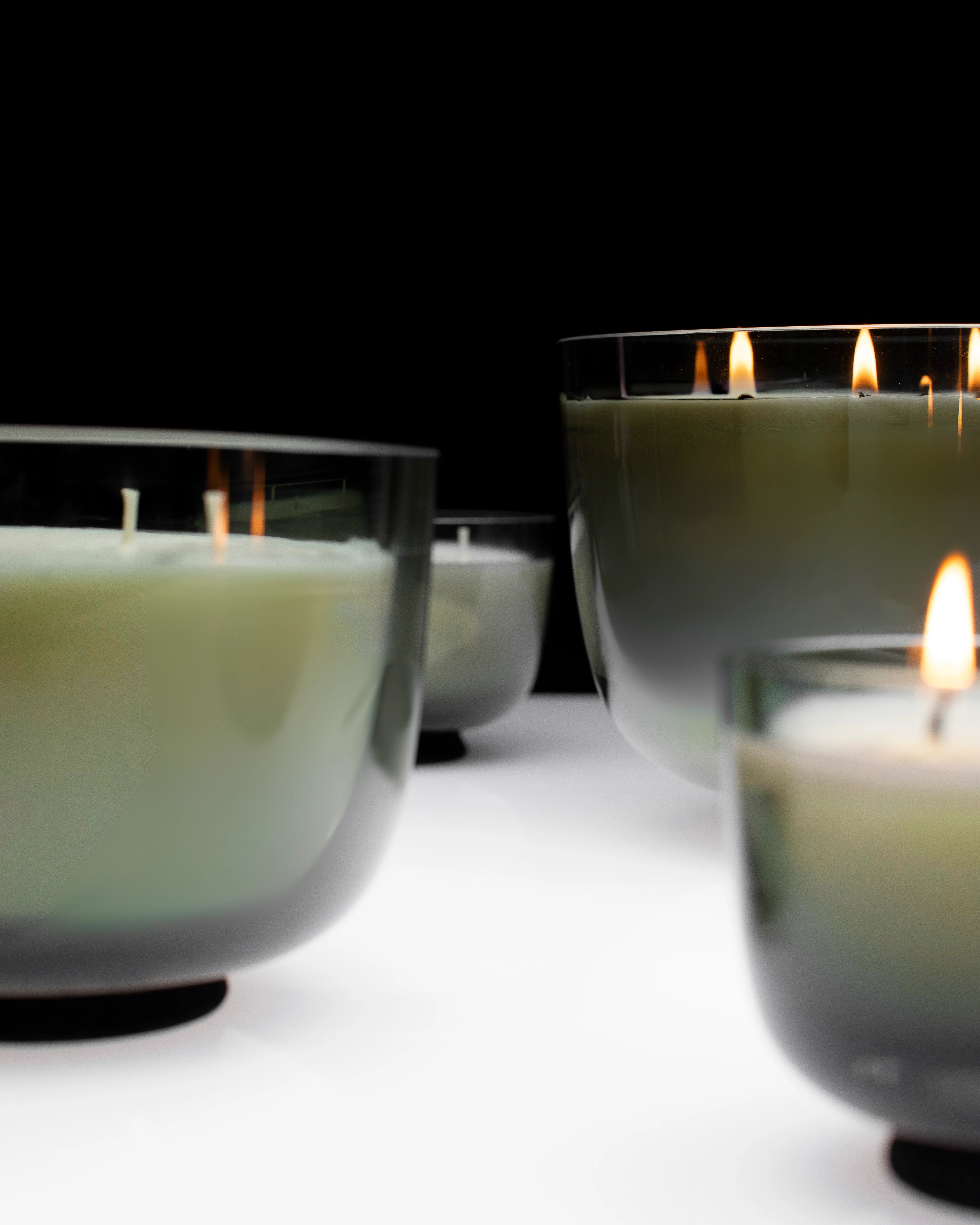 Scented candle L smoky gray Antwerp - Image 4