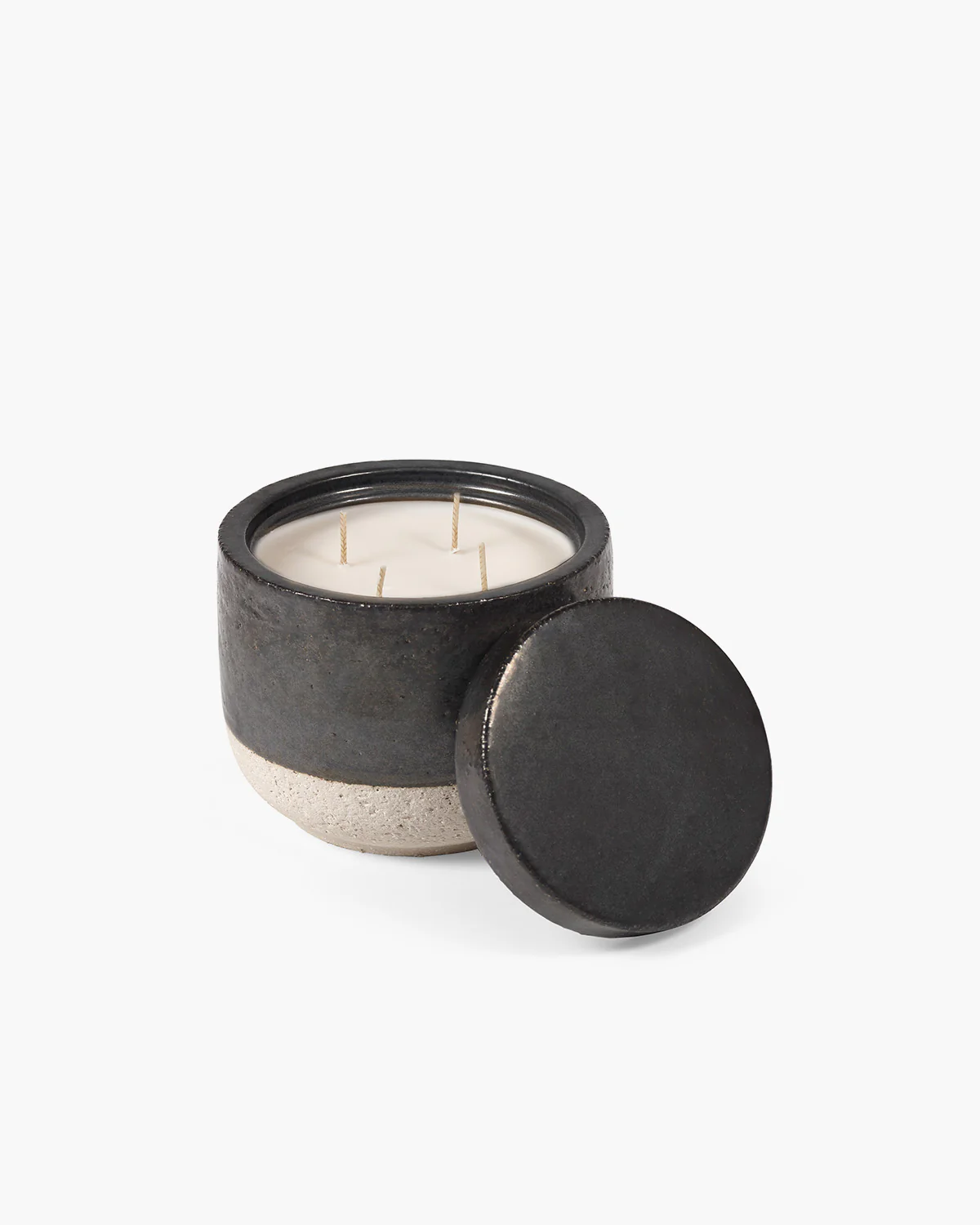 Scented candle L titanium Burning Wood - Image 2