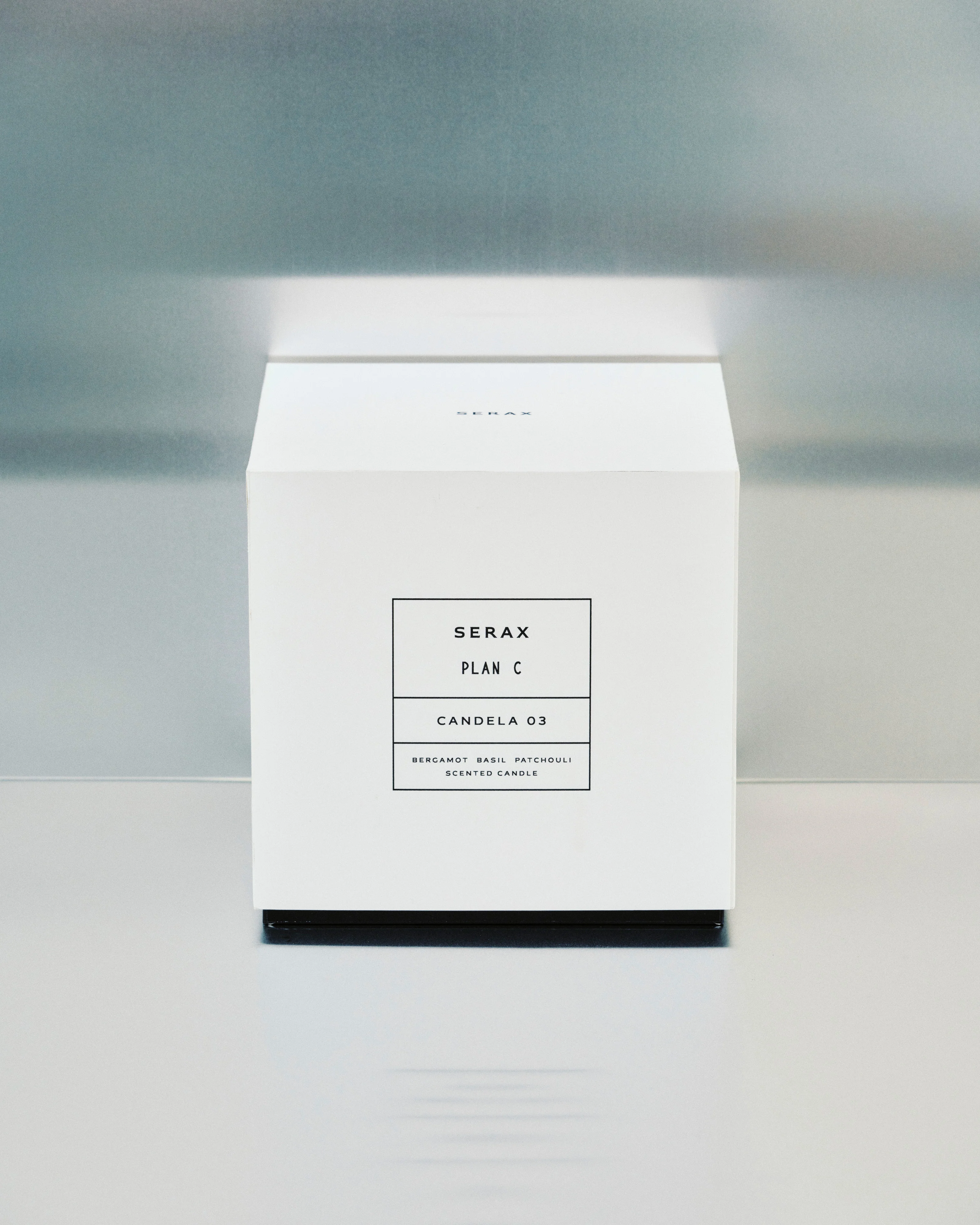 Scented candle M burgundy - yellow Candela 03 - Image 3