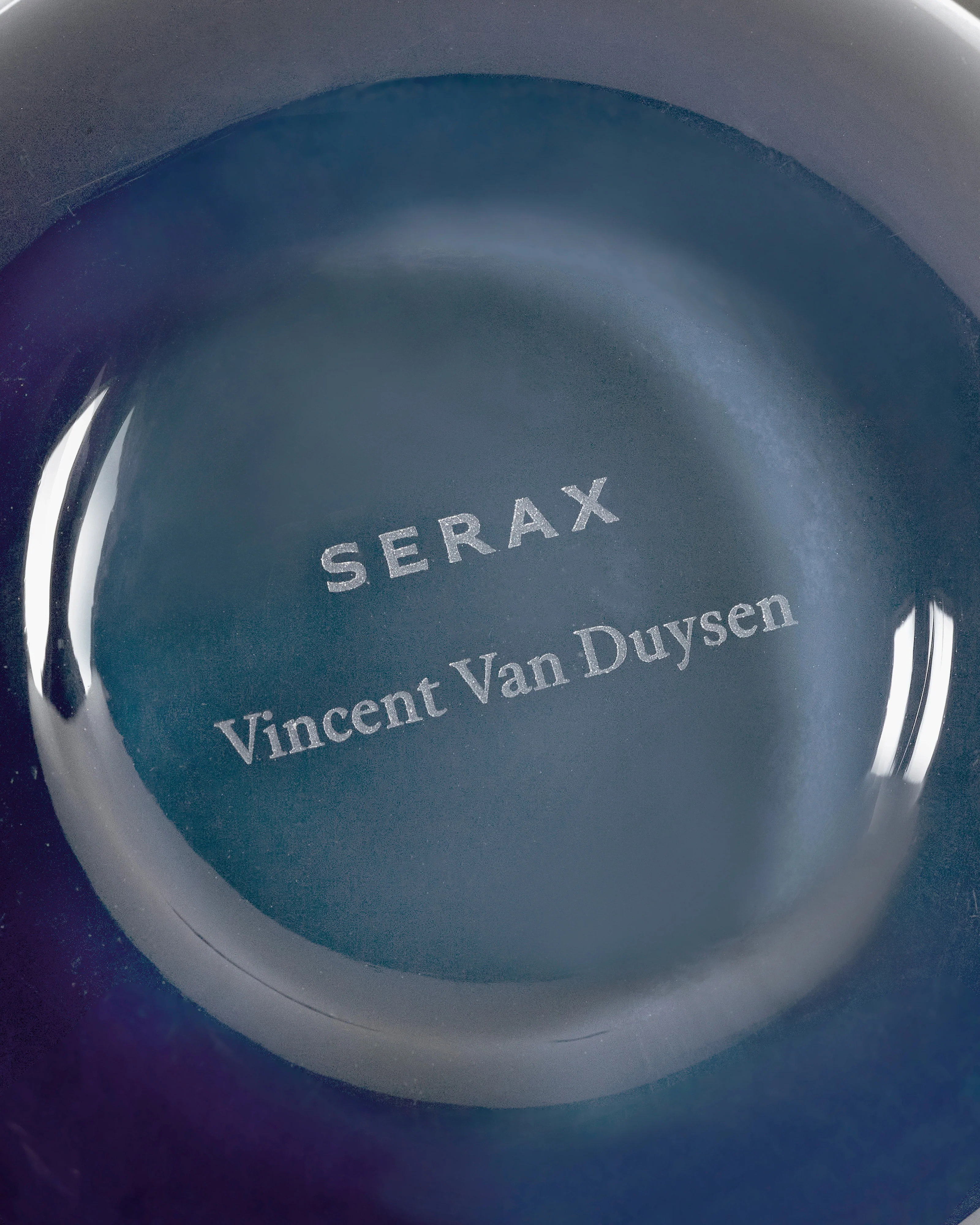 Scented candle M dark blue Panarea - Image 7