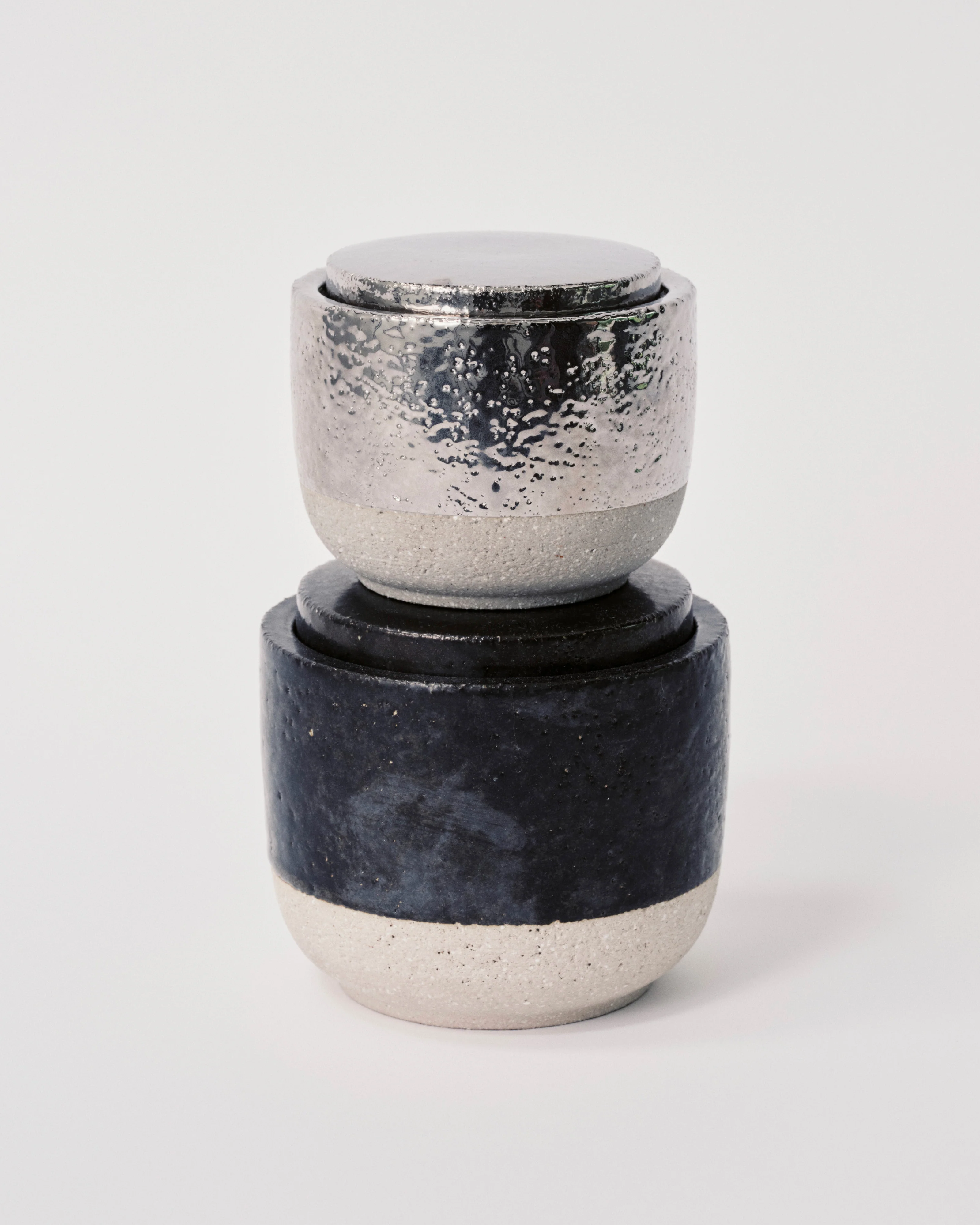 Scented candle M silver Smoked Jasmine - Image 5