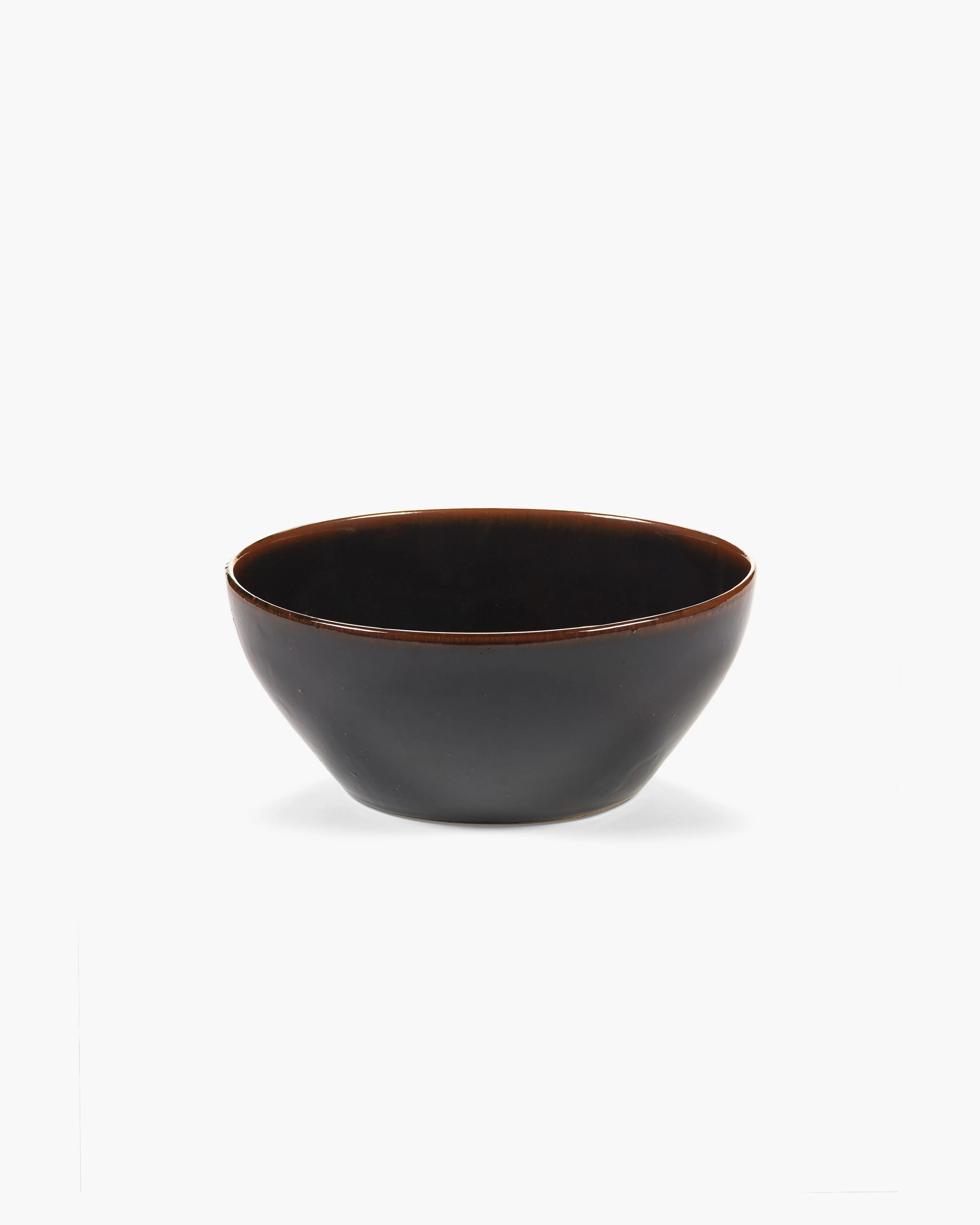 Serving bowl black Out of lines