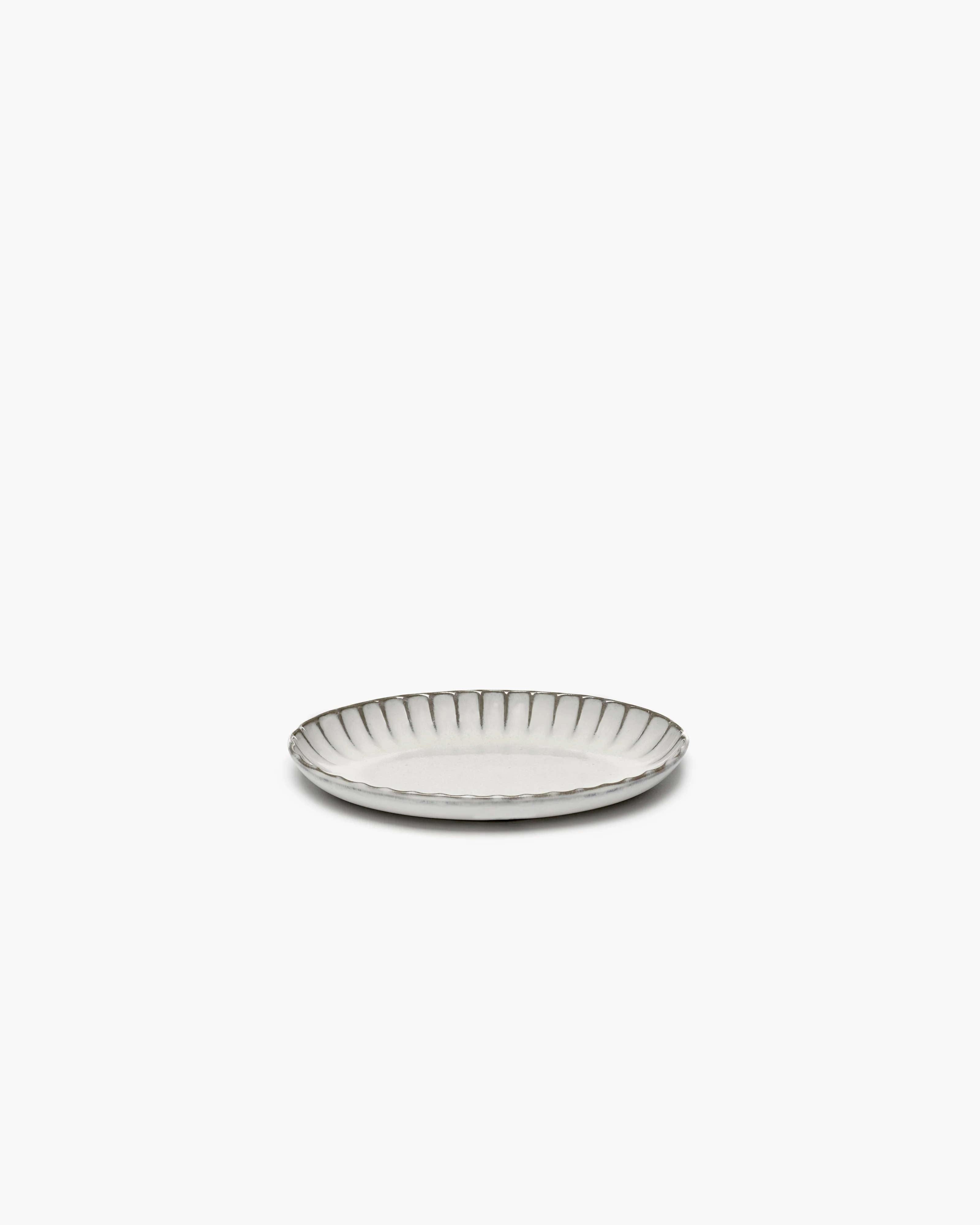 Serving bowl oval L white Inku