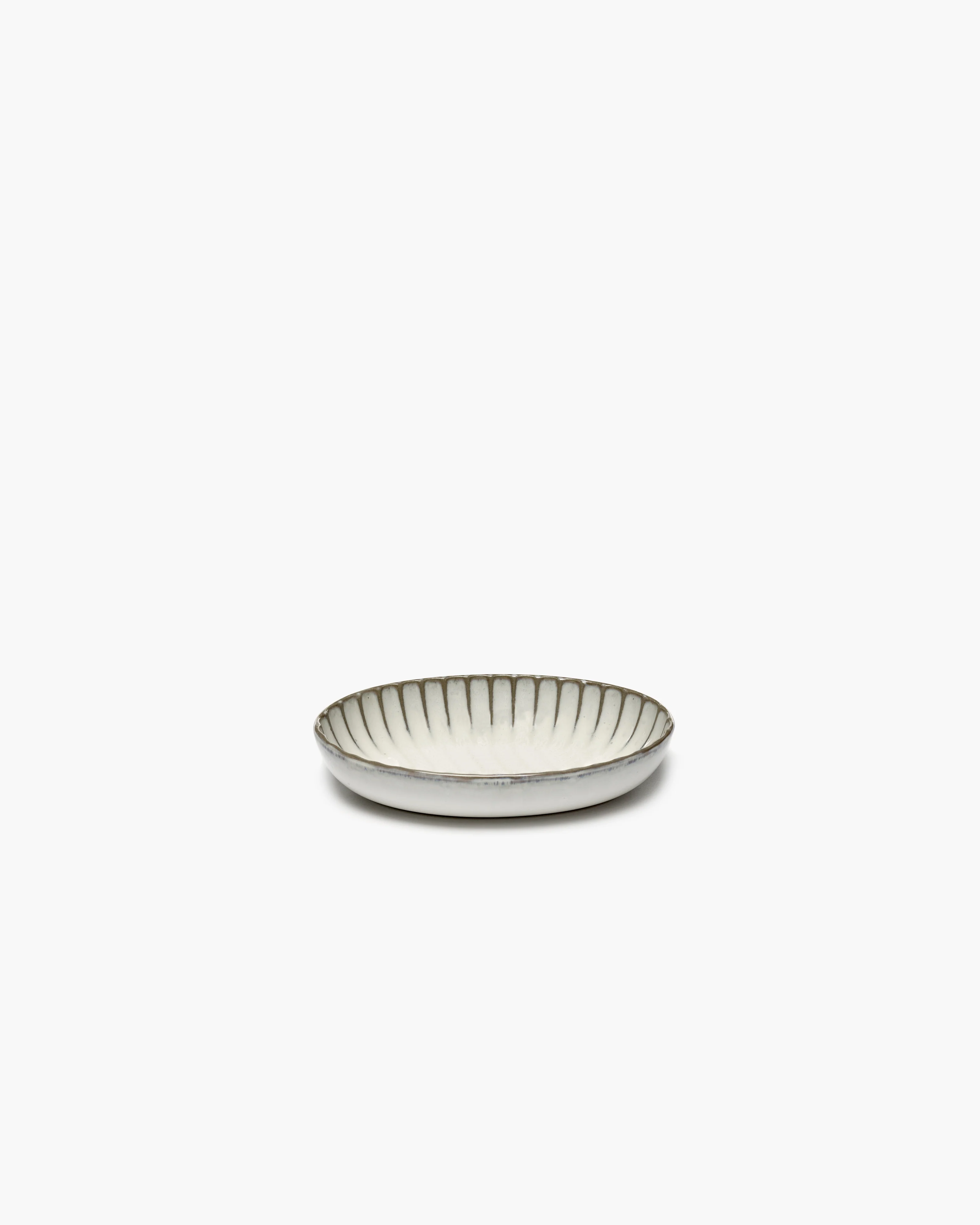 Serving bowl oval S white Inku