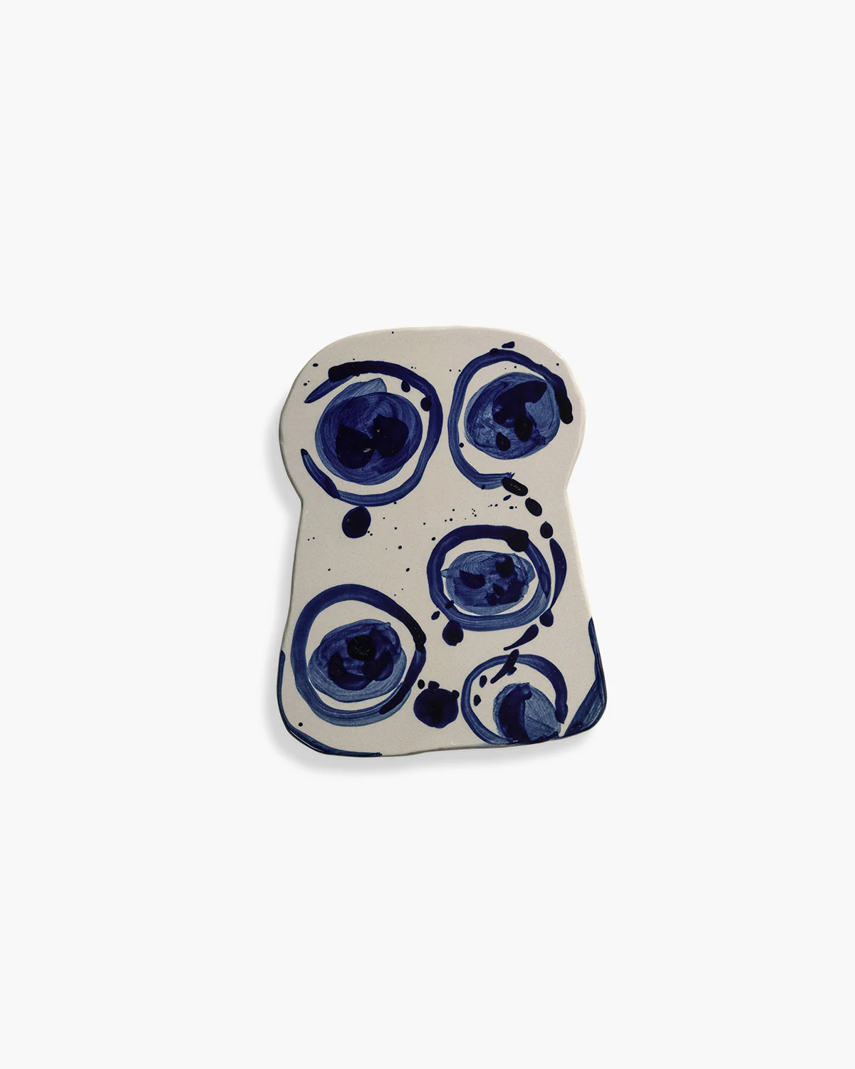 Serving plate beige - blue Sophia - Image 3