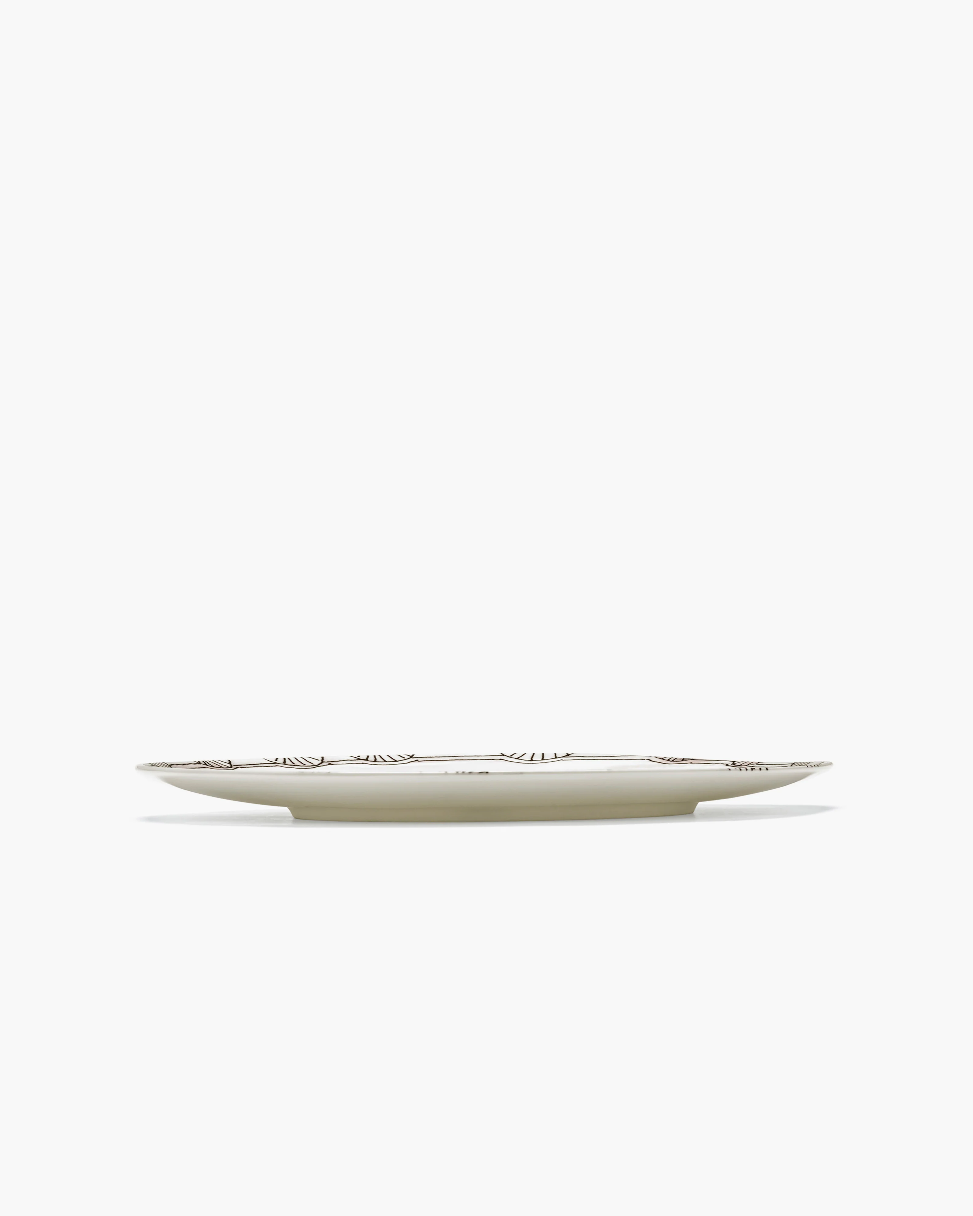 Serving plate L Mirtillo nude Midnight Flowers - Image 4