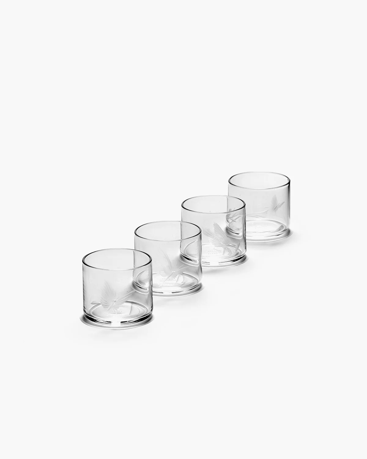 Shot glass different engravements ass/4 Unity