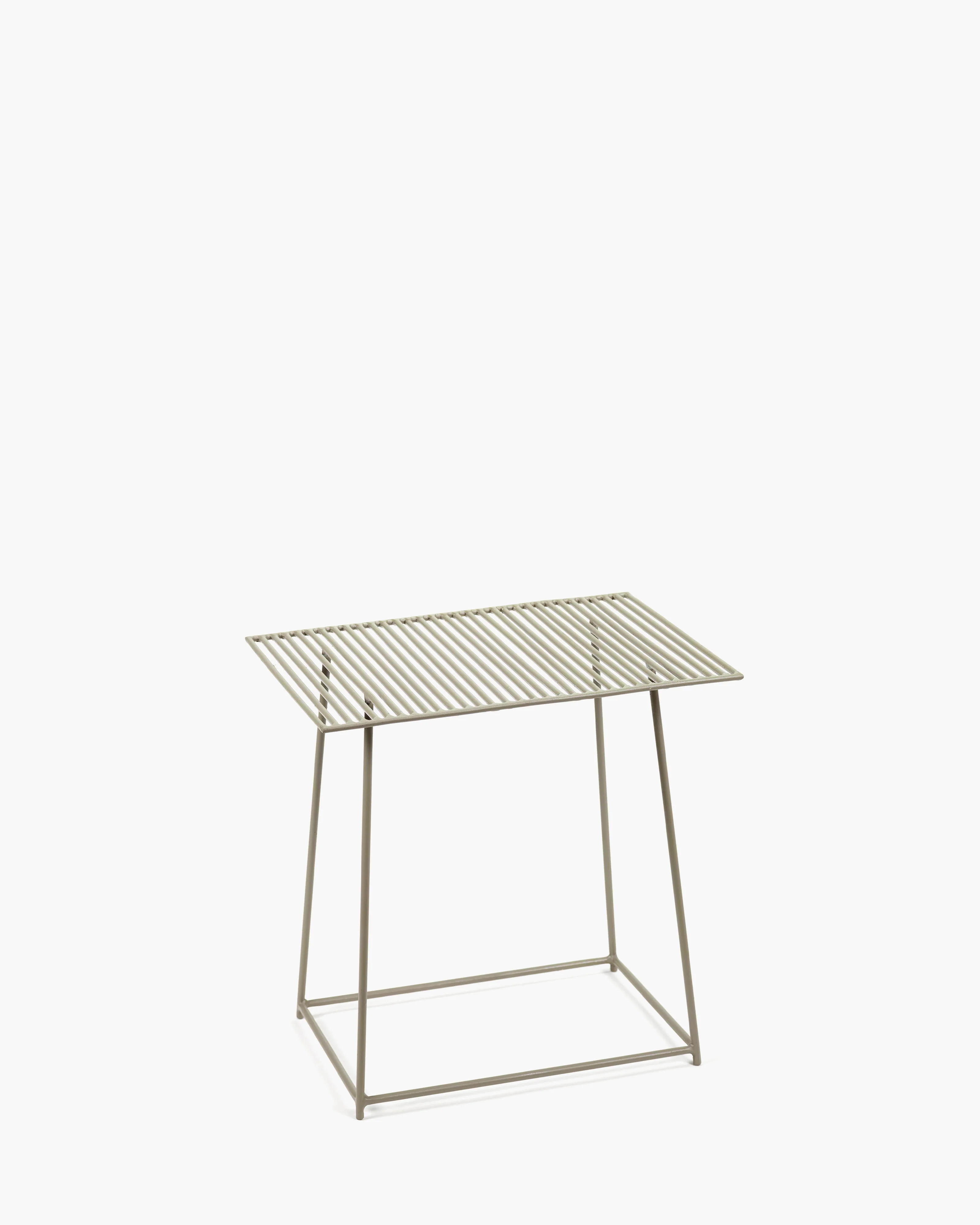 Side table grey Filippo Metal Sculptures