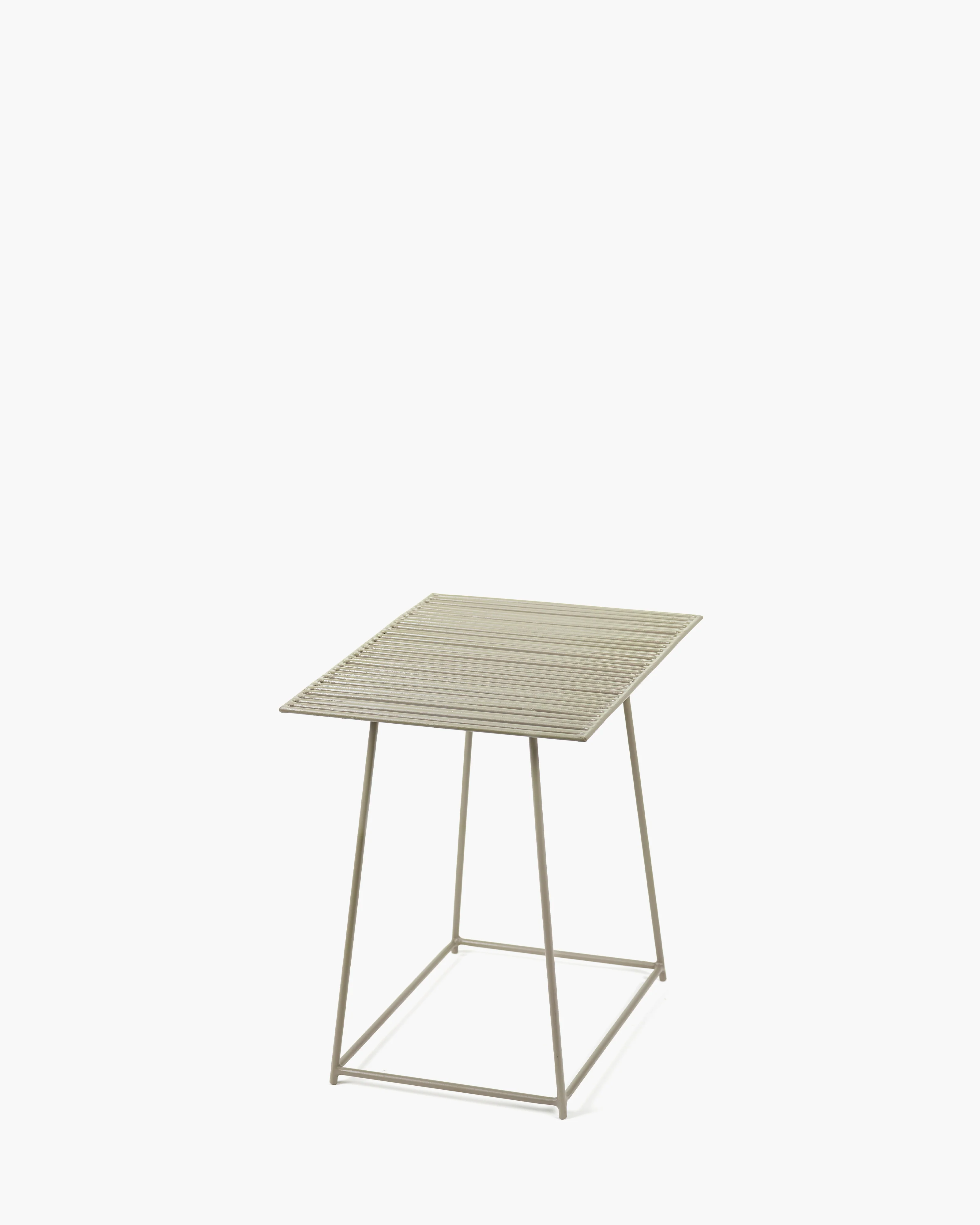 Side table grey Filippo Metal Sculptures - Image 2