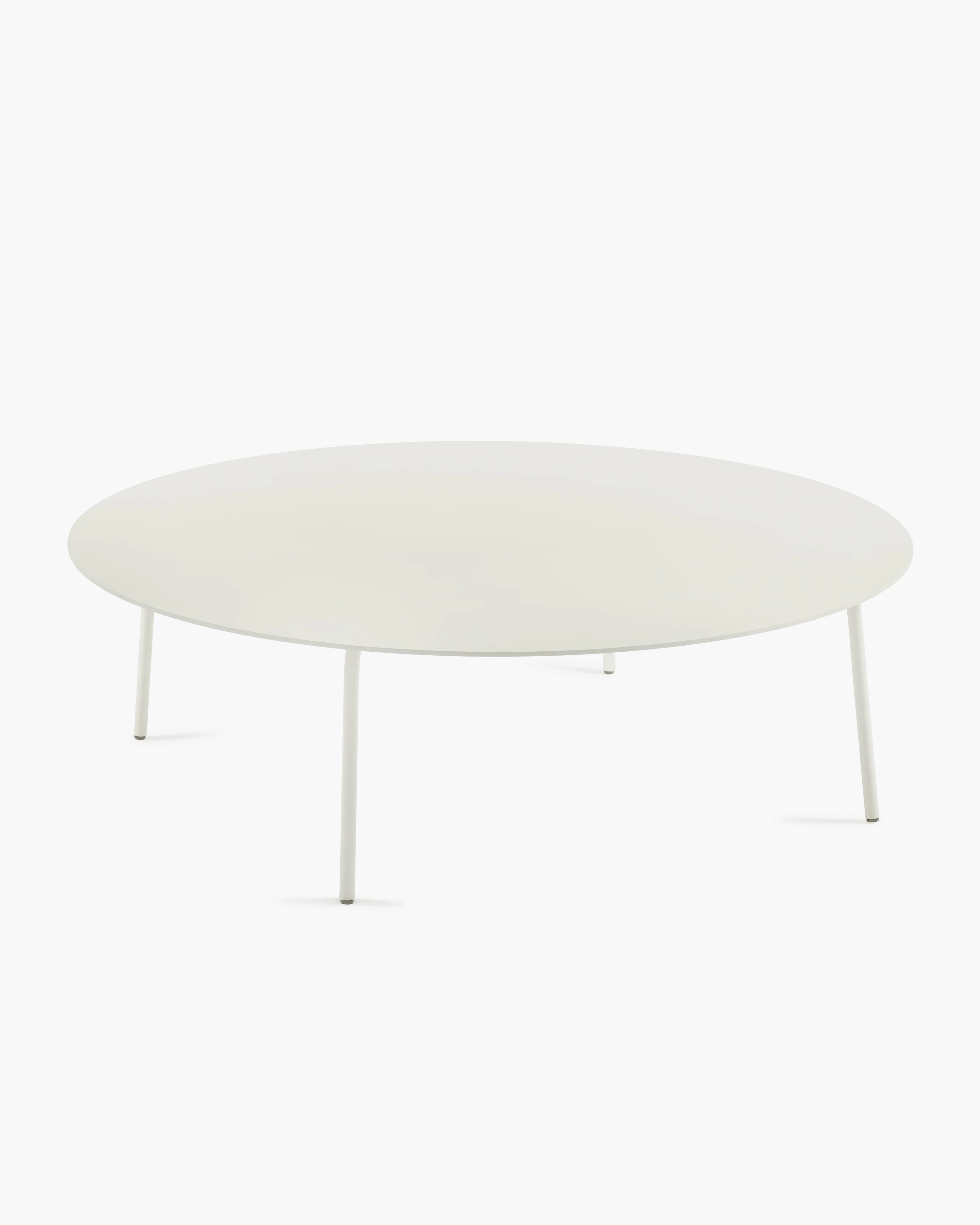 Side table round XL aluminium sand August