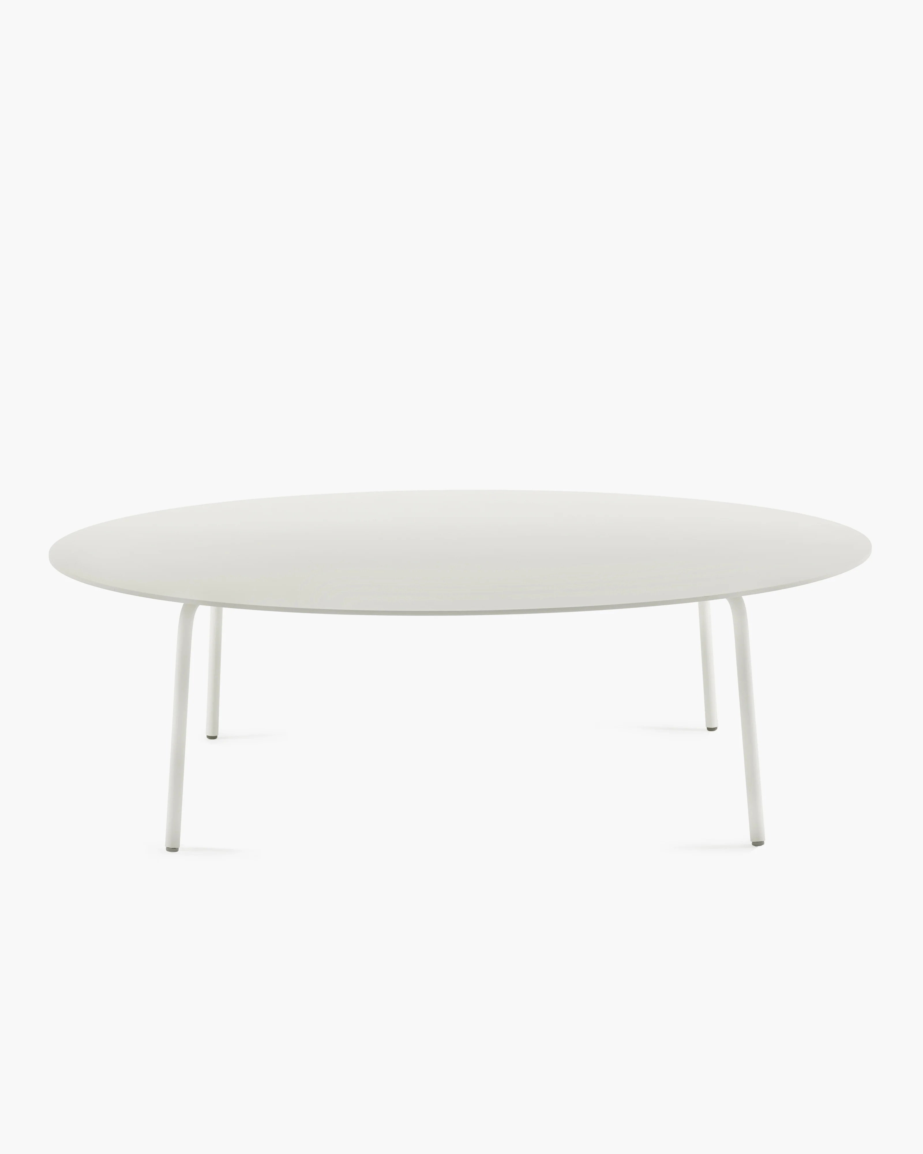 Side table round XL aluminium sand August - Image 3