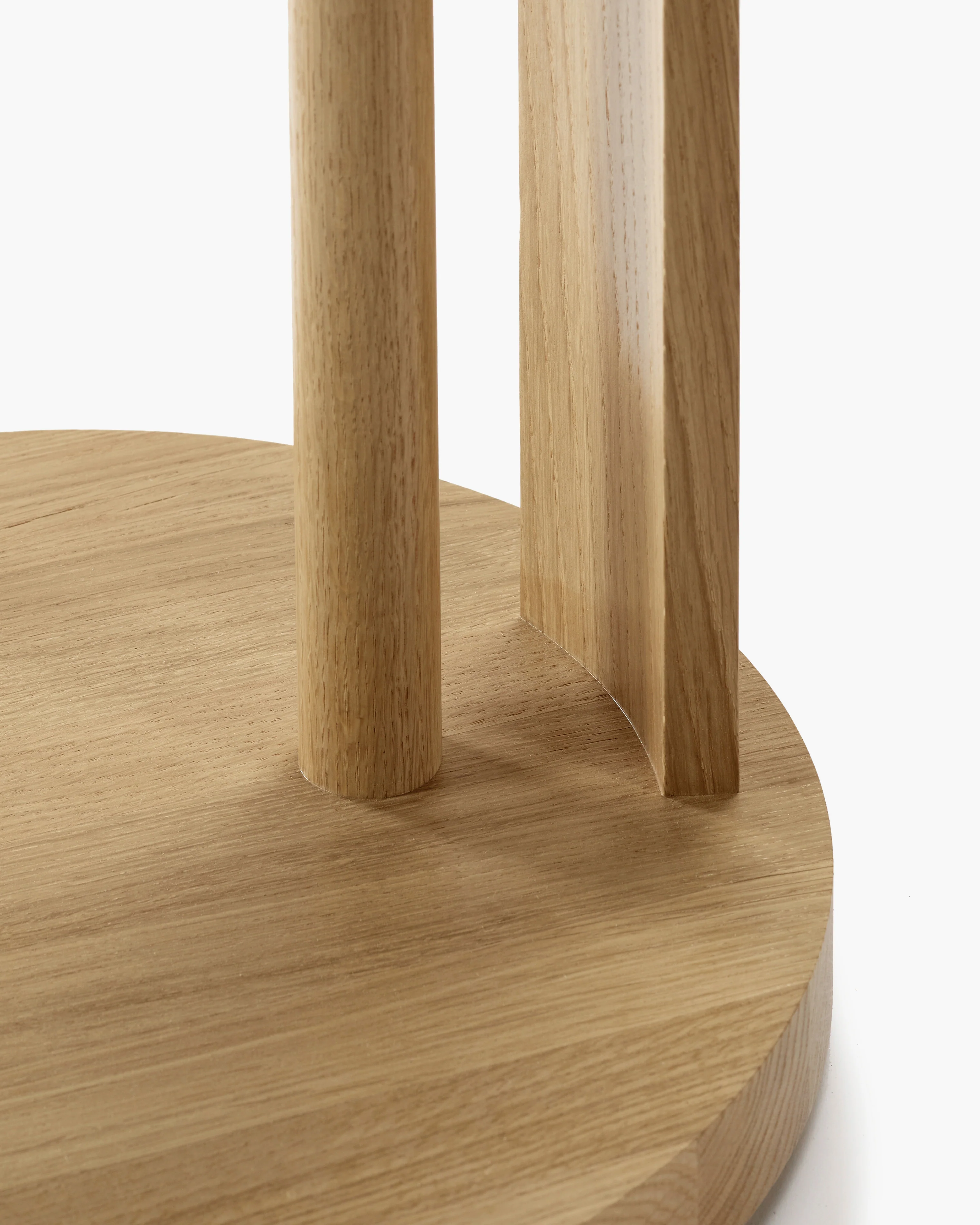Side table S with LED light oak natural Aura - Image 5
