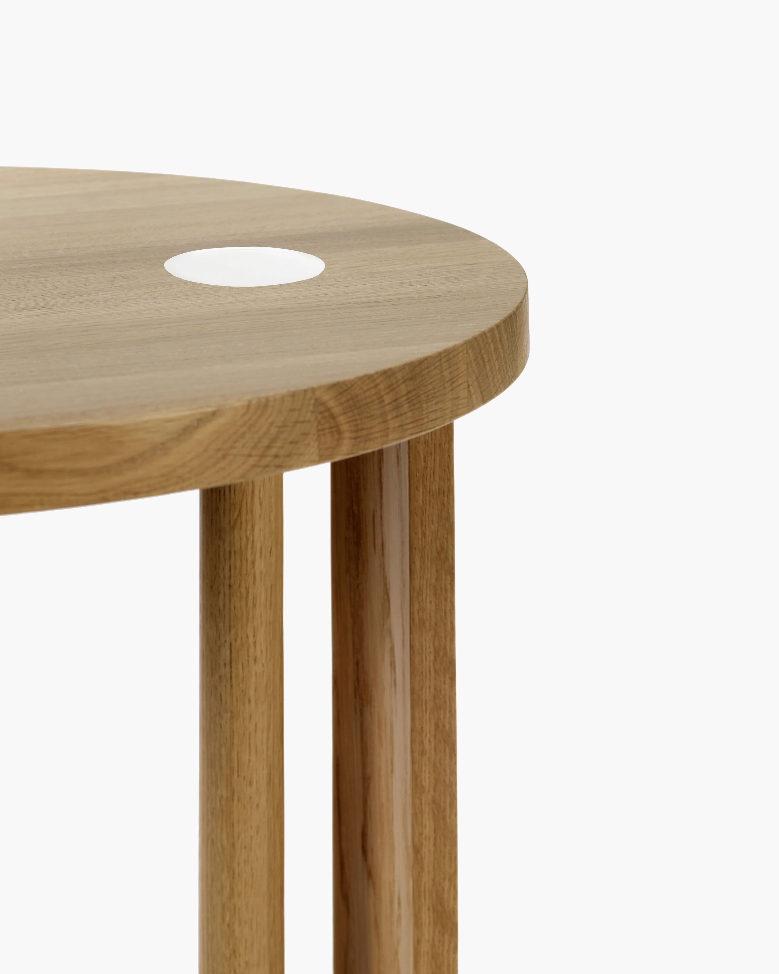 Side table S with LED light oak natural Aura - Image 6