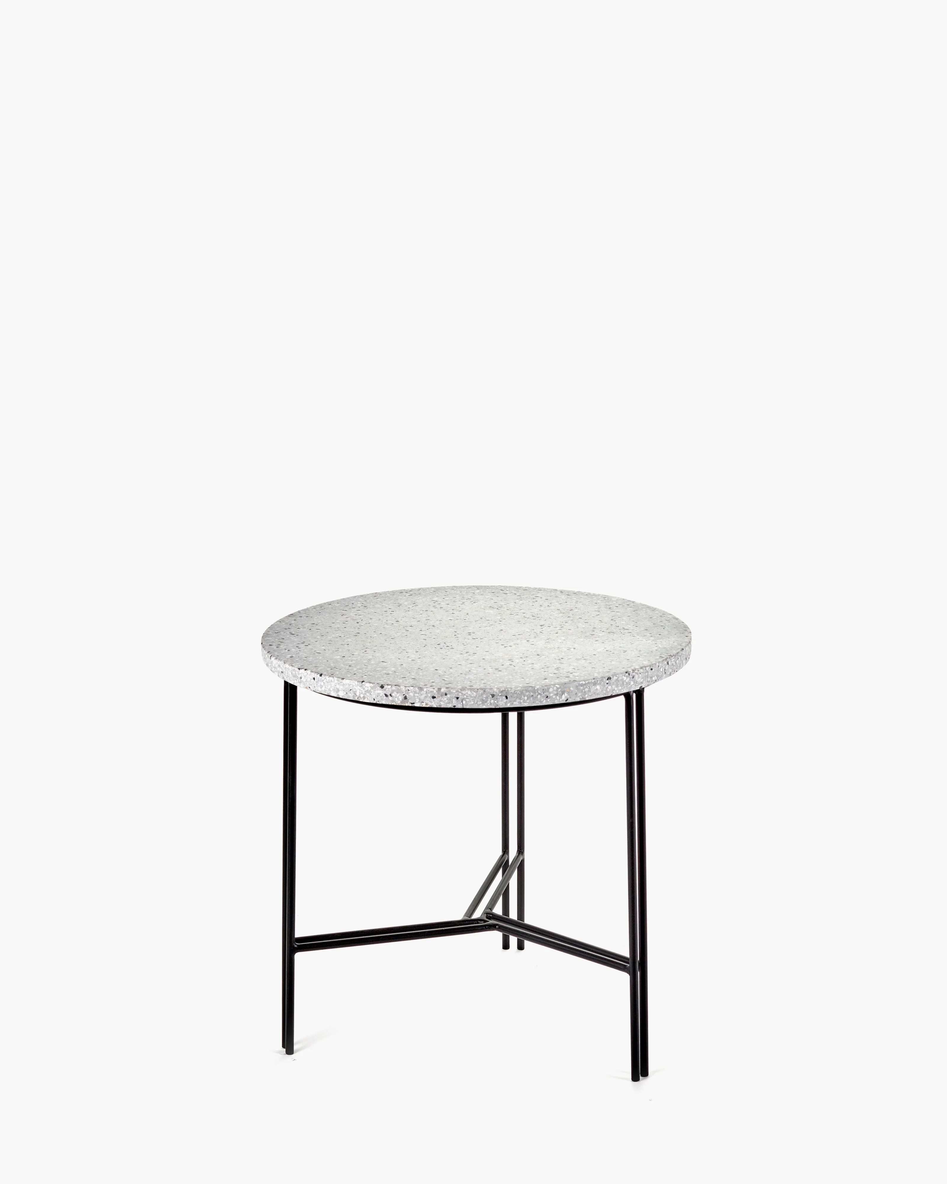 Sidetable black/grey terrazzo M Metal Sculptures - Image 2