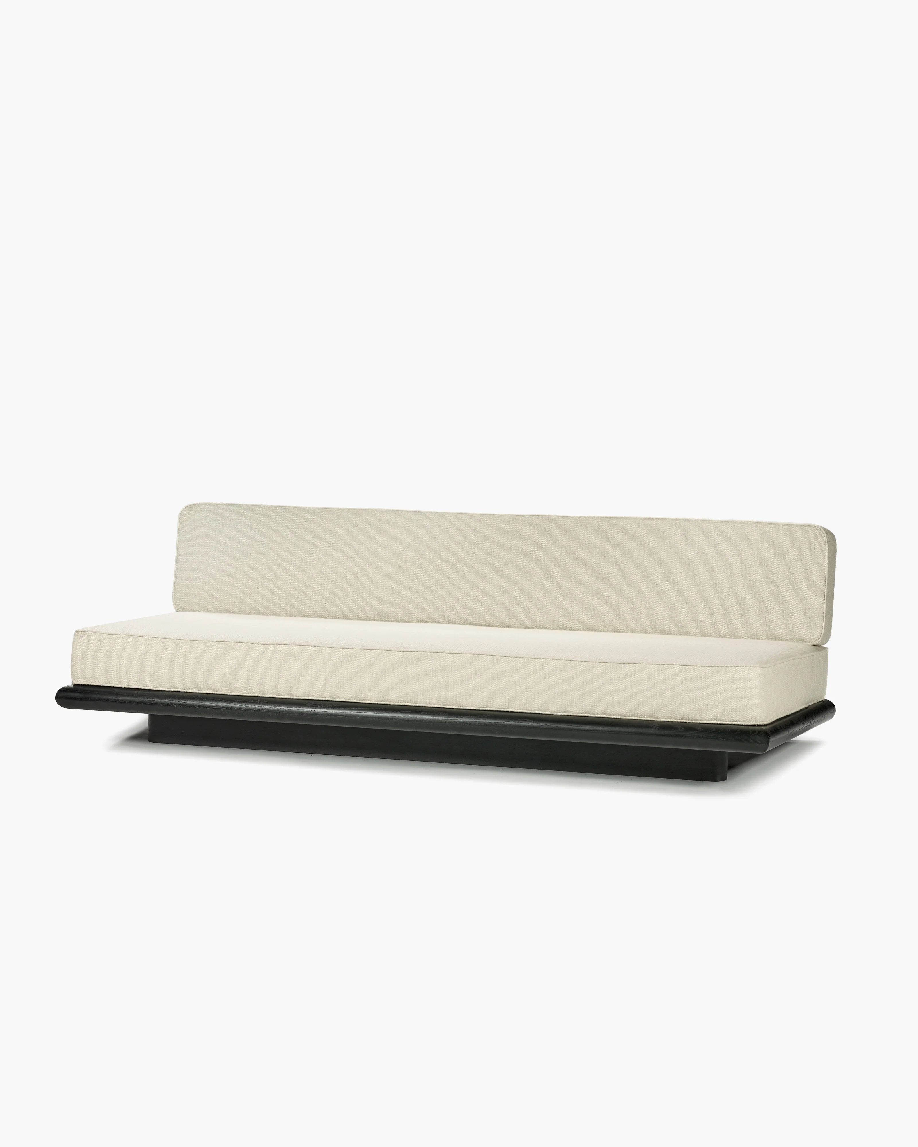 Sofa coco natural + frame tulipwood stained dark Ono 3