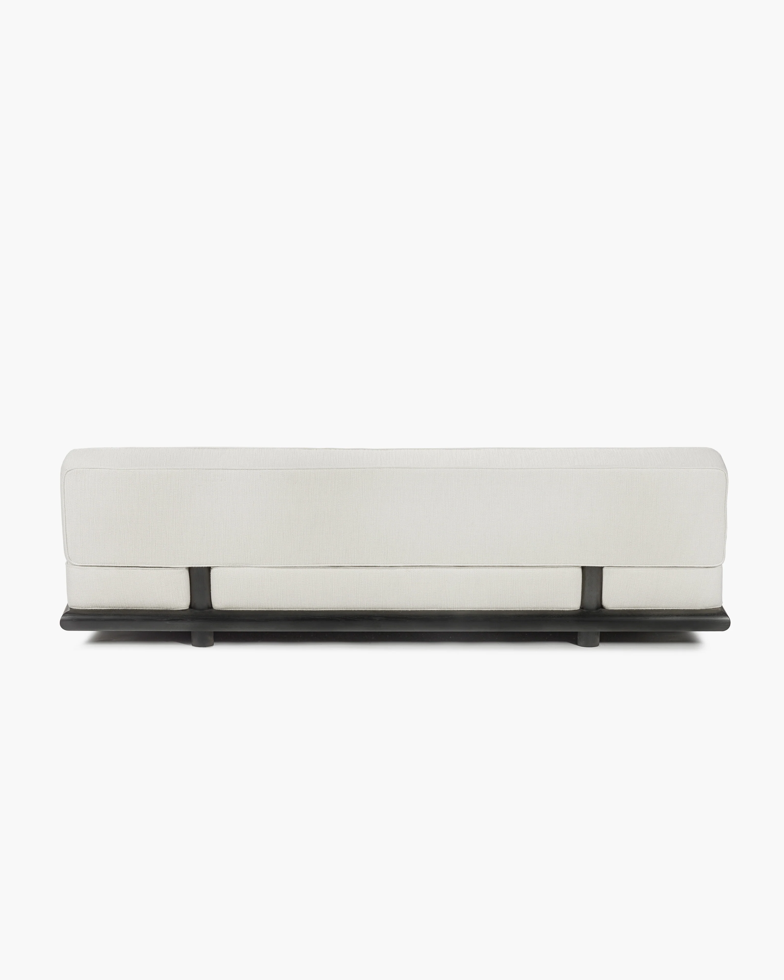 Sofa coco off white + frame tulipwood stained dark Ono 3 - Image 3