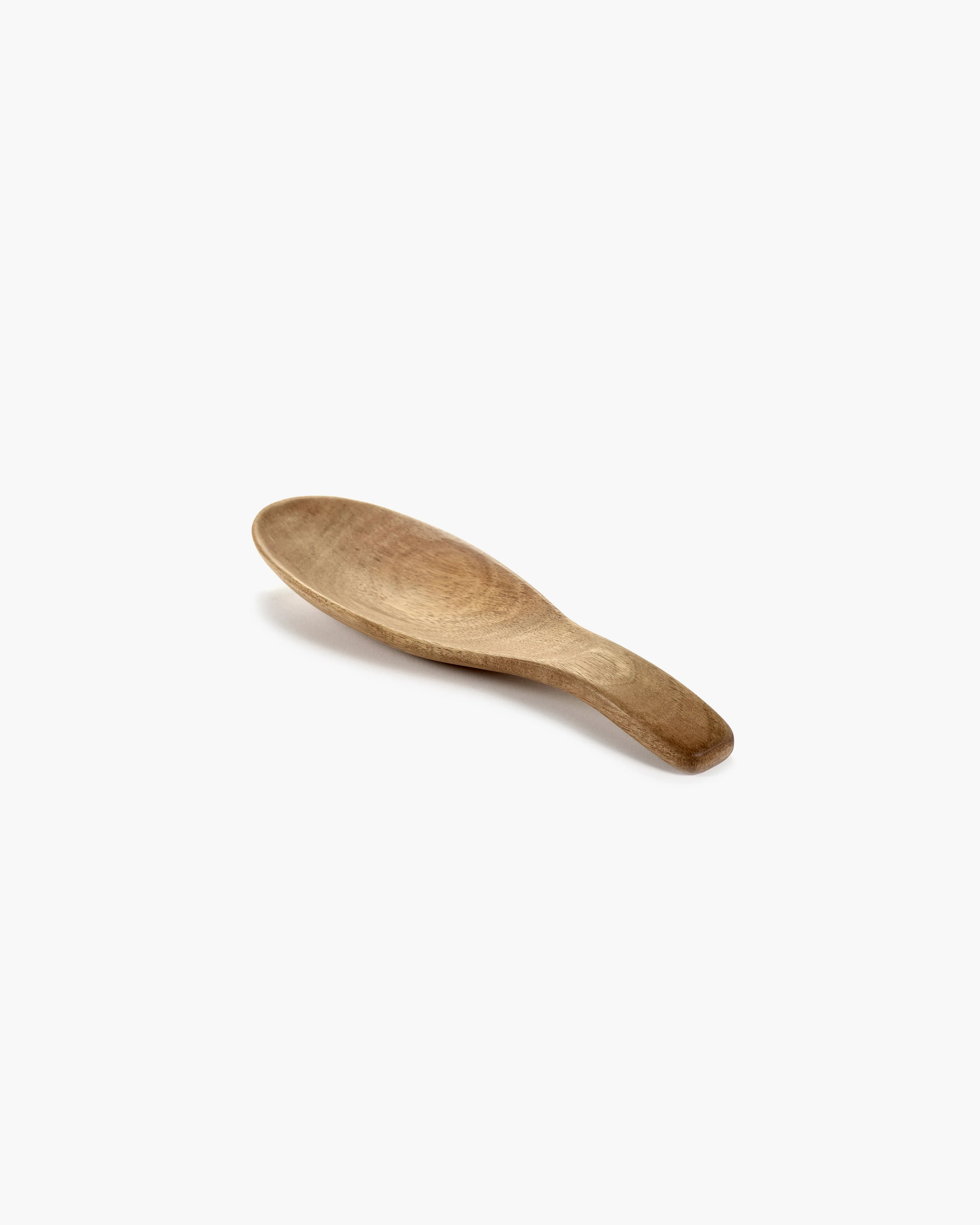 Spoon oval L acacia wood