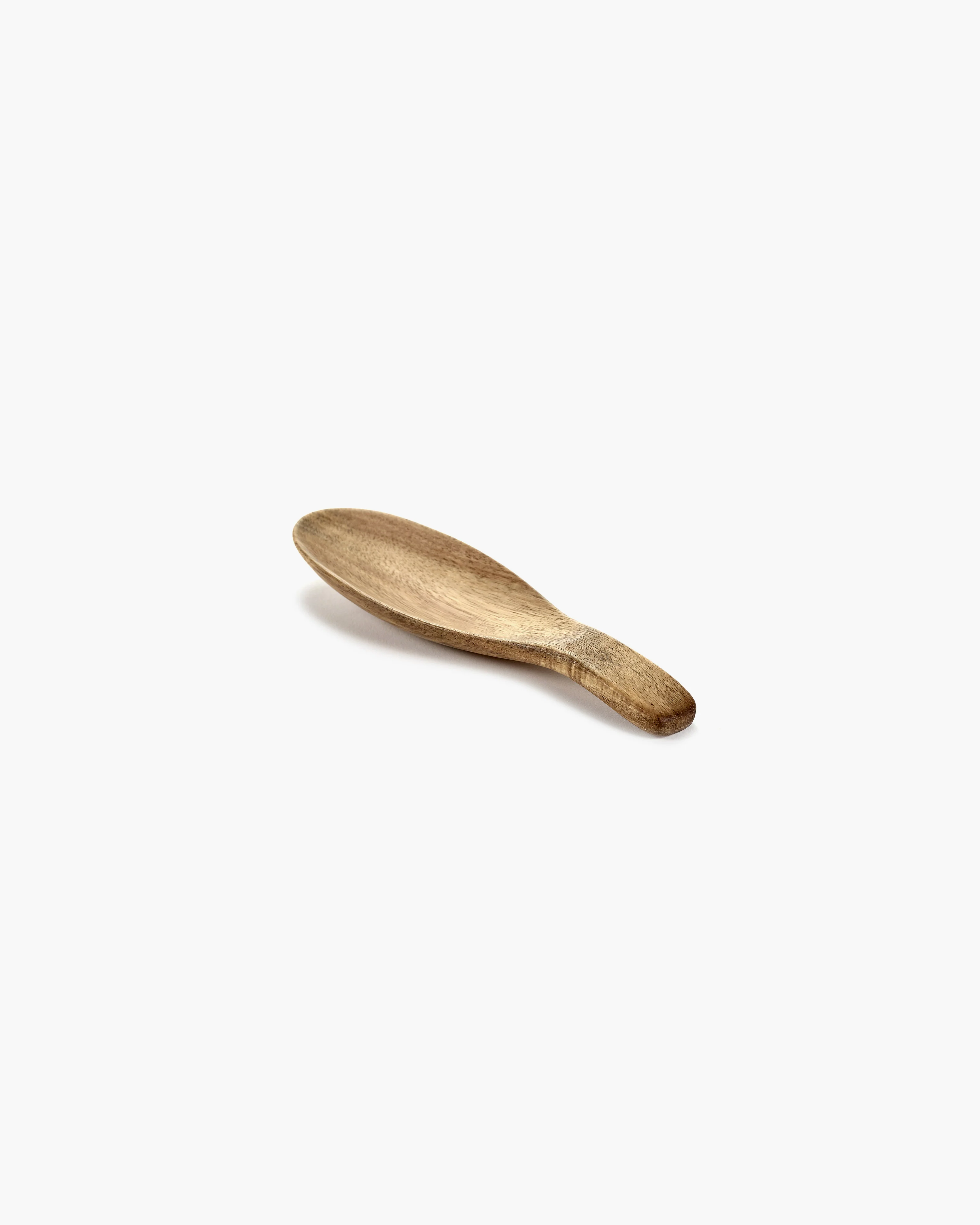 Spoon oval M acacia wood
