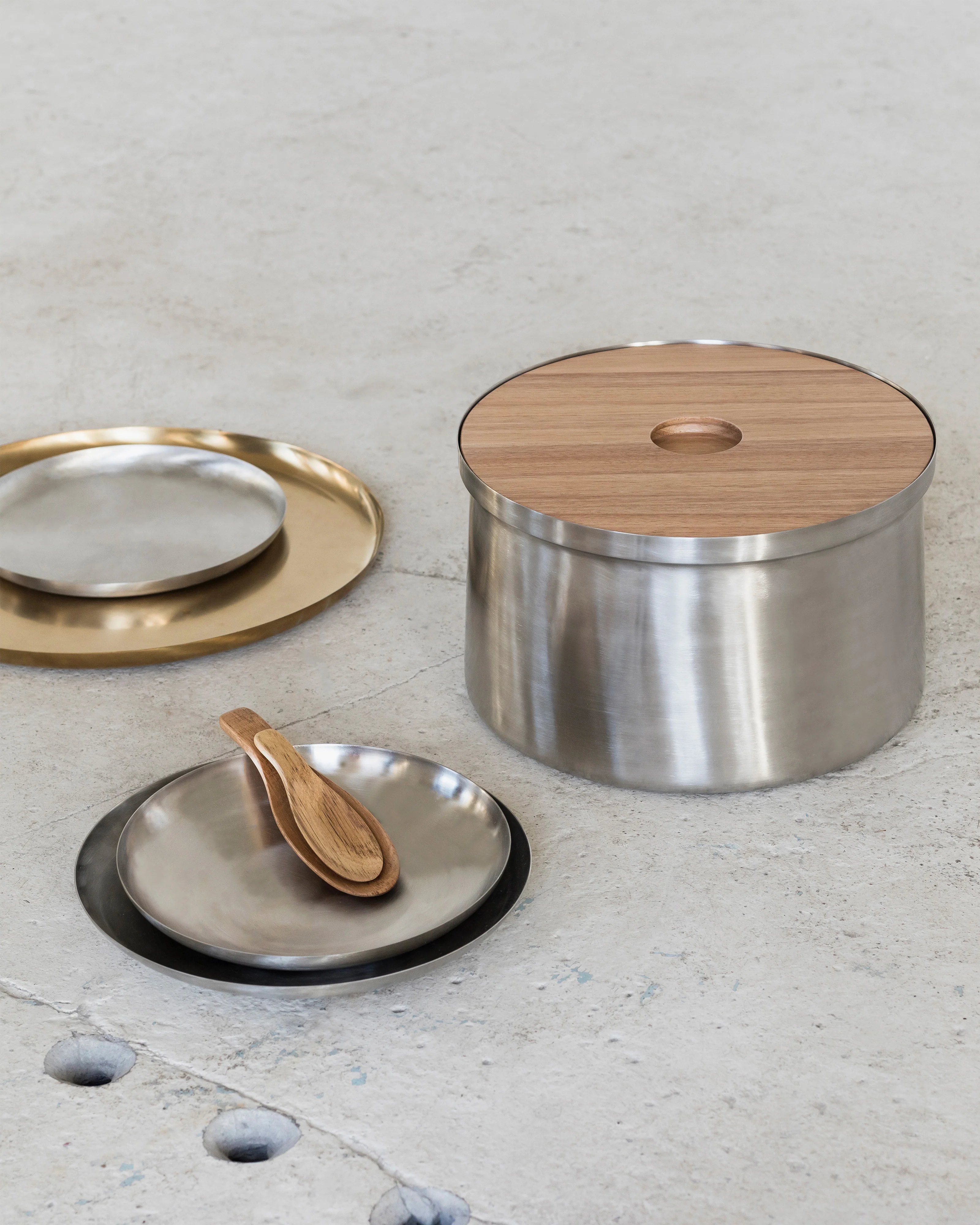 Spoon oval M acacia wood - Image 2