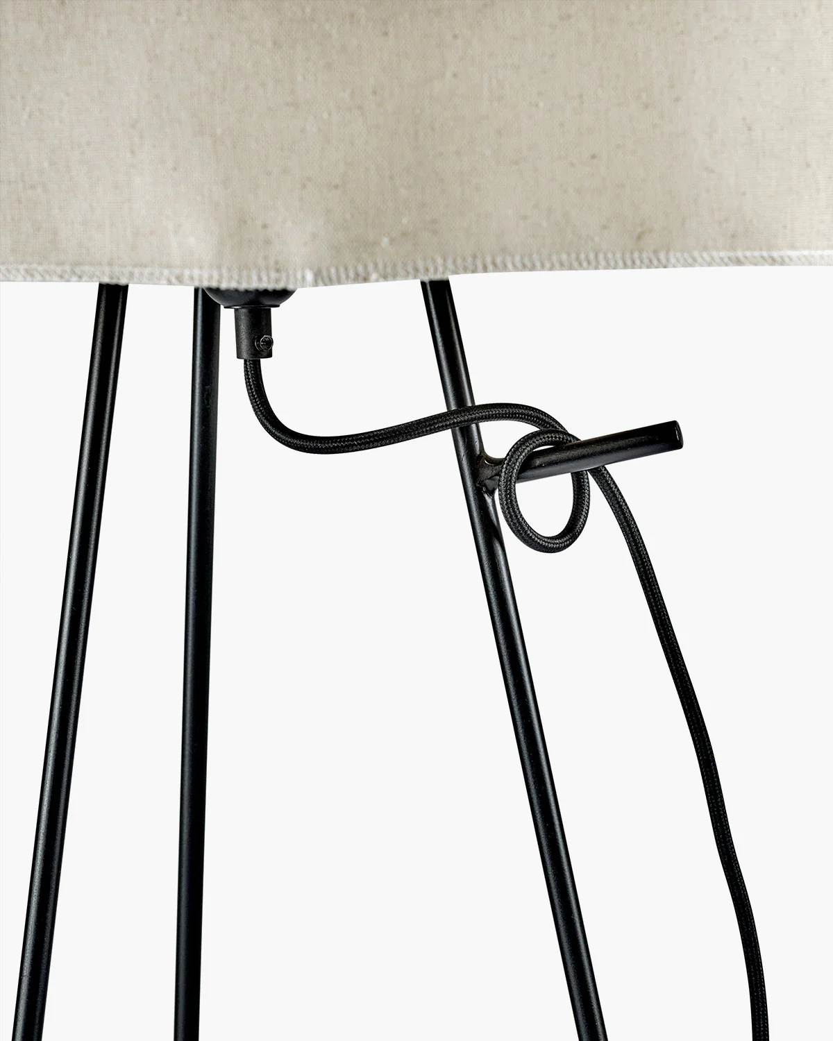 Standing lamp L black - beige Nomad - Image 5