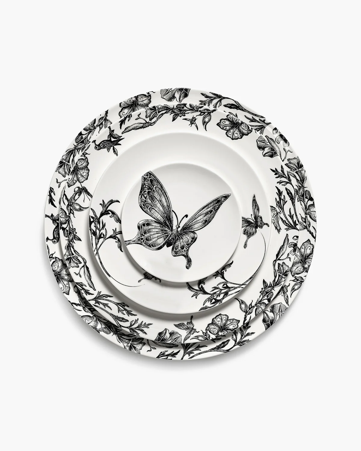 Starter plate enchanted garden white - black Unity - Image 6